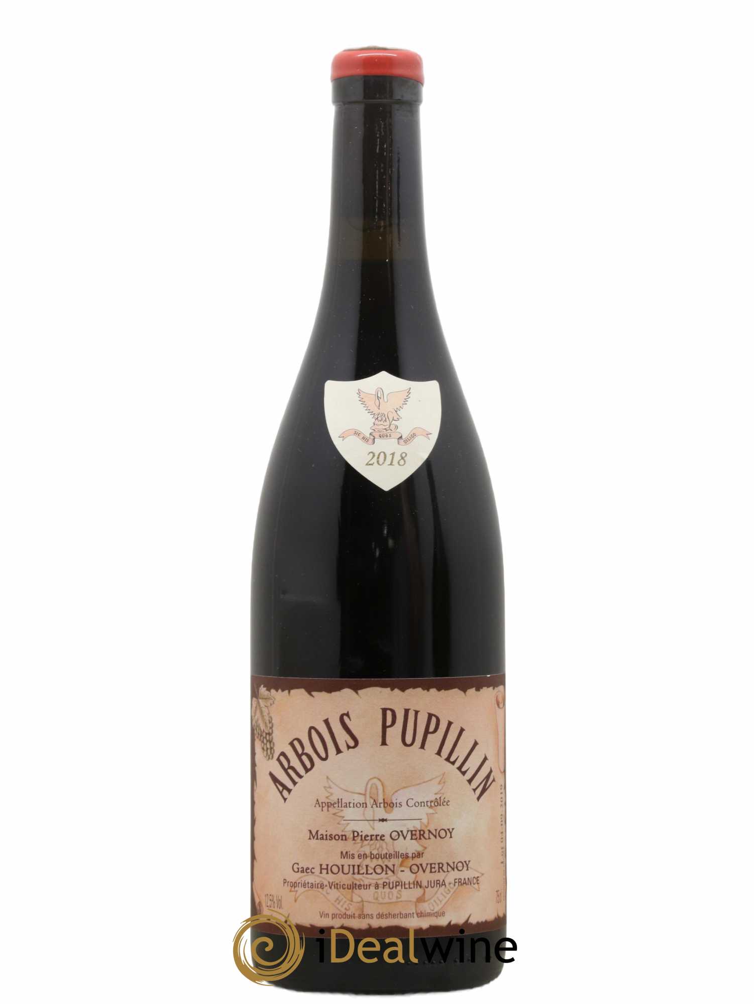 Arbois-Pupillin Poulsard (cire rouge) Overnoy-Houillon (Domaine) 2018 - Lot de 1 bouteille - 0