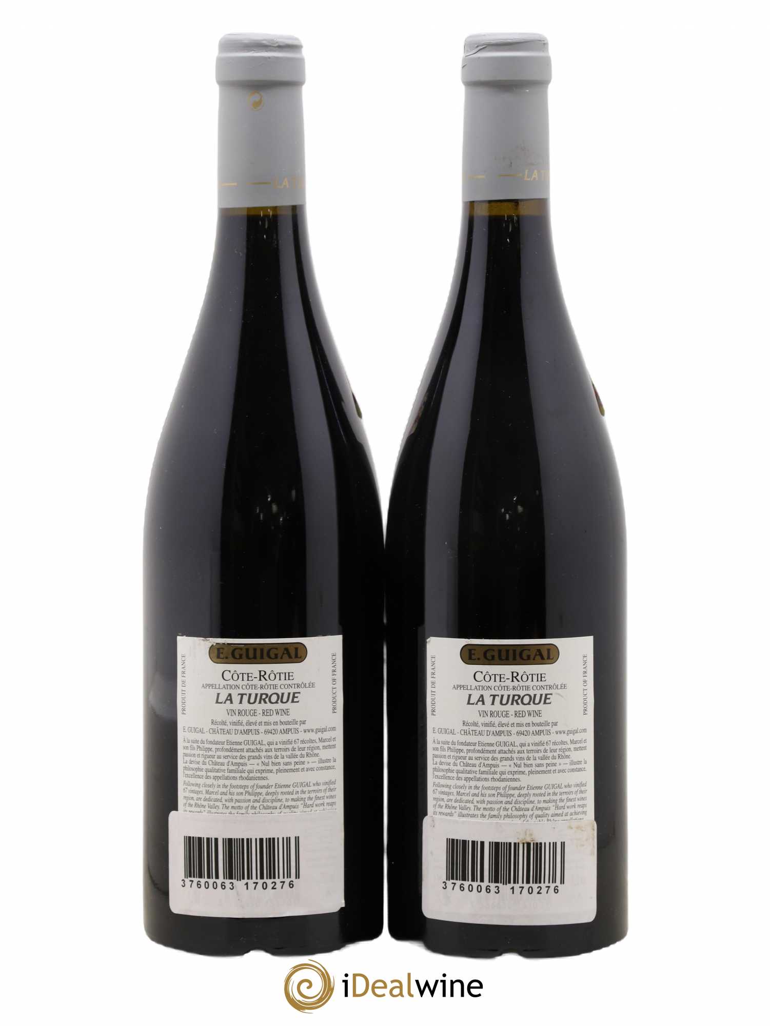 Côte-Rôtie La Turque Guigal 2009 - Lot de 2 bouteilles - 1