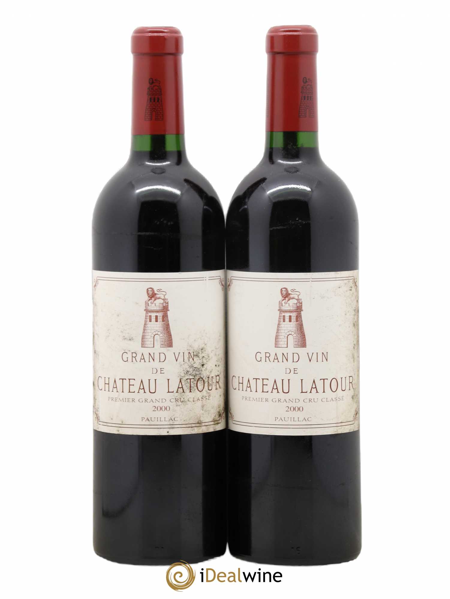 Château Latour 1er Grand Cru Classé 2000 - Lot de 2 bouteilles - 0