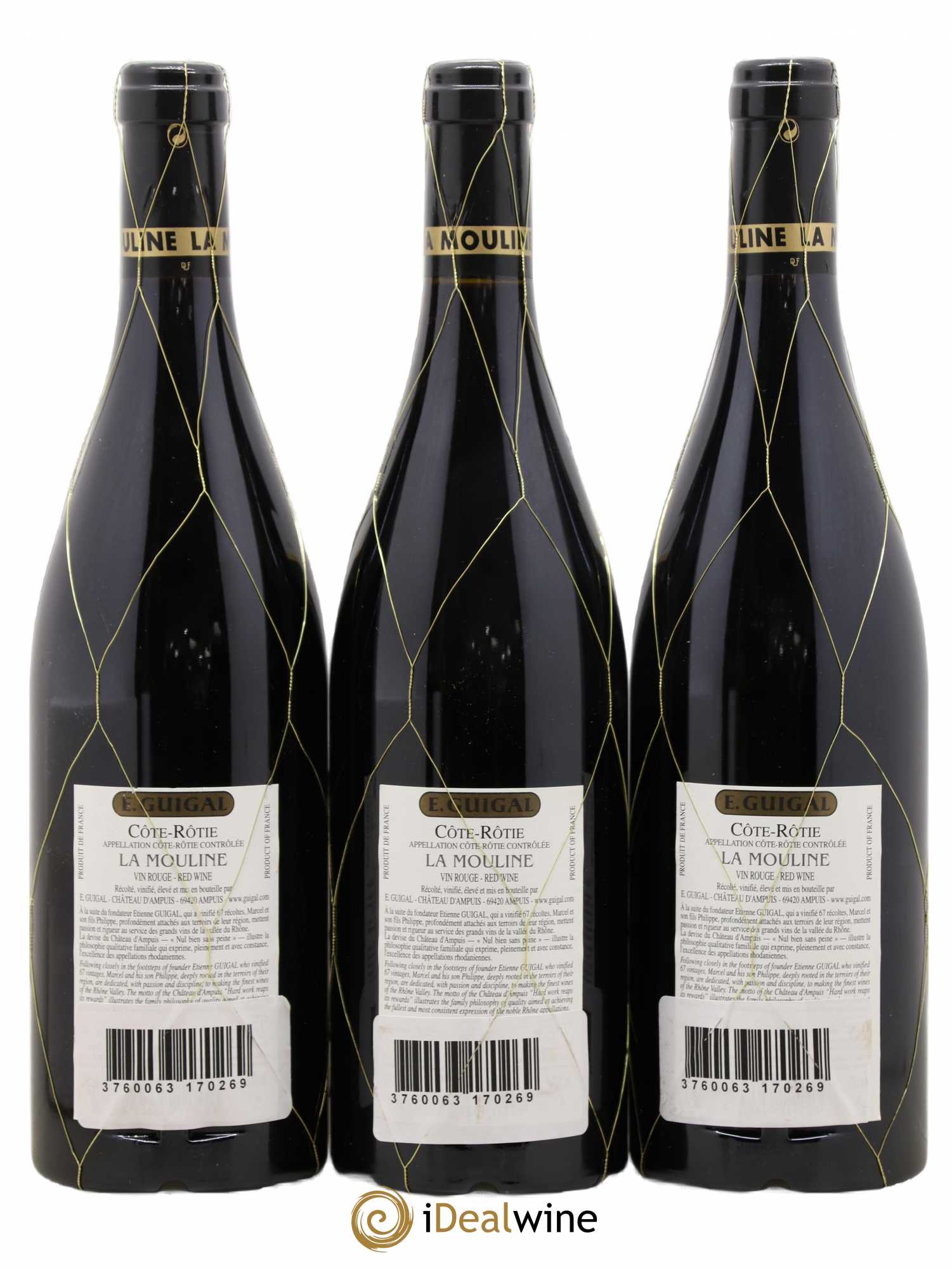 Côte-Rôtie La Mouline Guigal 2009 - Lot de 3 bouteilles - 1
