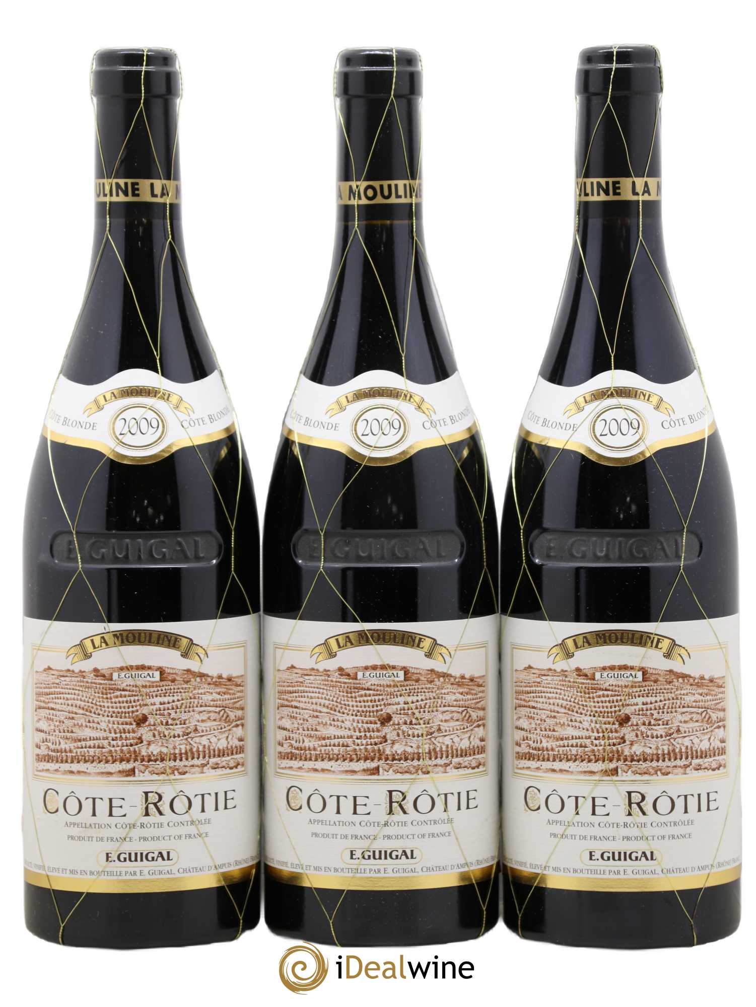 Côte-Rôtie La Mouline Guigal 2009 - Lot de 3 bouteilles - 0