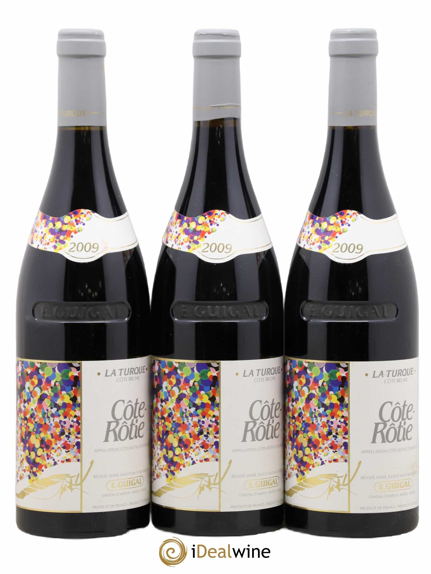 Côte-Rôtie La Turque Guigal 2009 - Lot de 3 bouteilles - 0