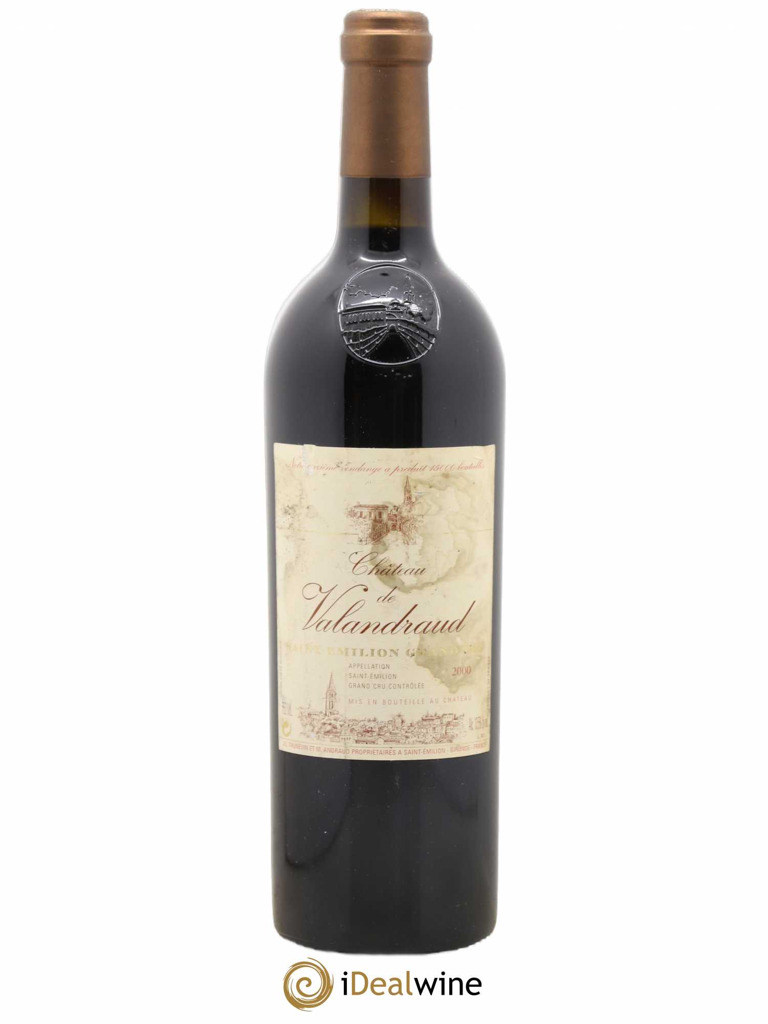 Château de Valandraud 2000 - Lot de 1 bouteille - 0