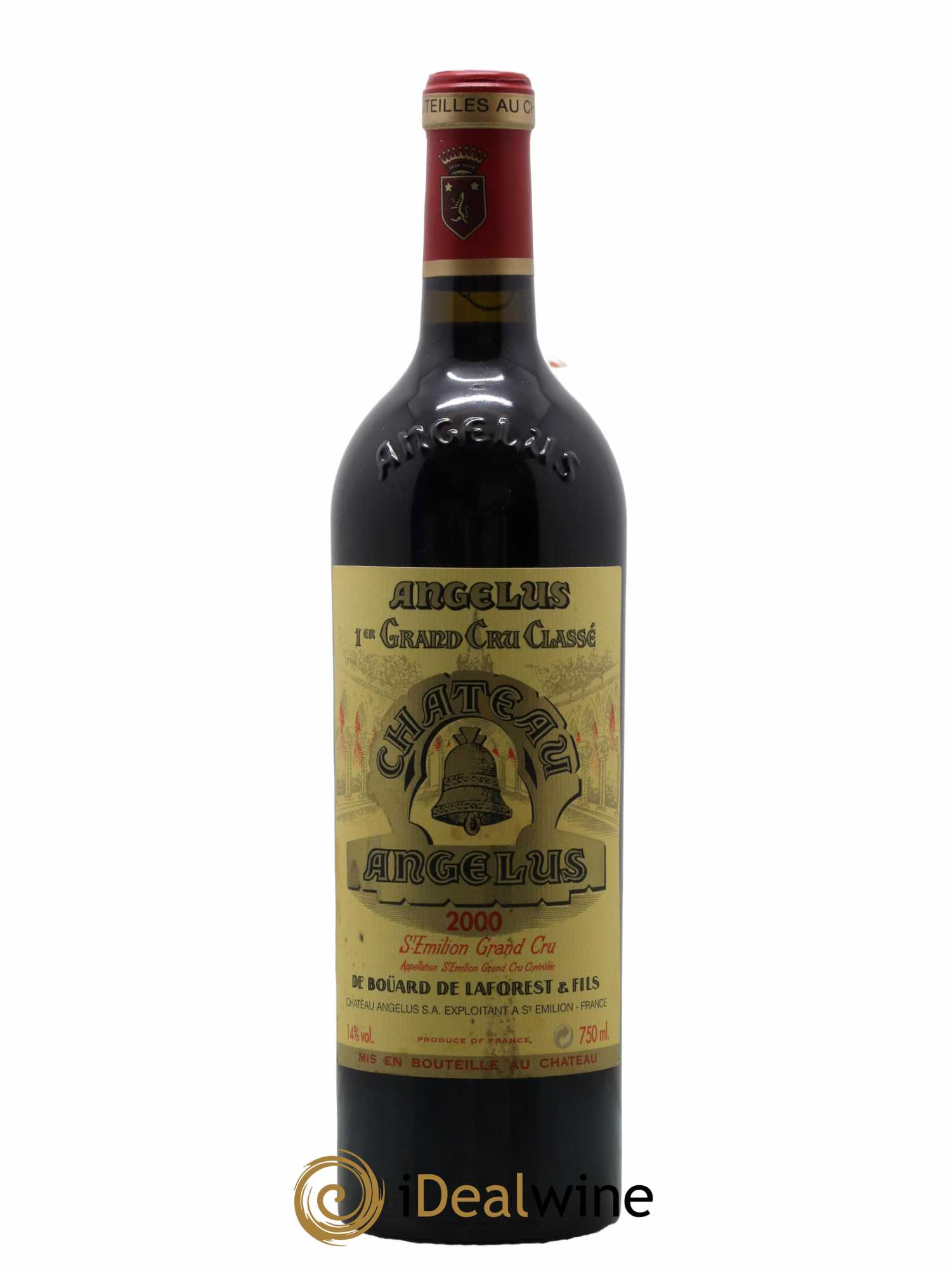 Château Angélus 1er Grand Cru Classé A 2000 - Lot of 1 bottle - 0