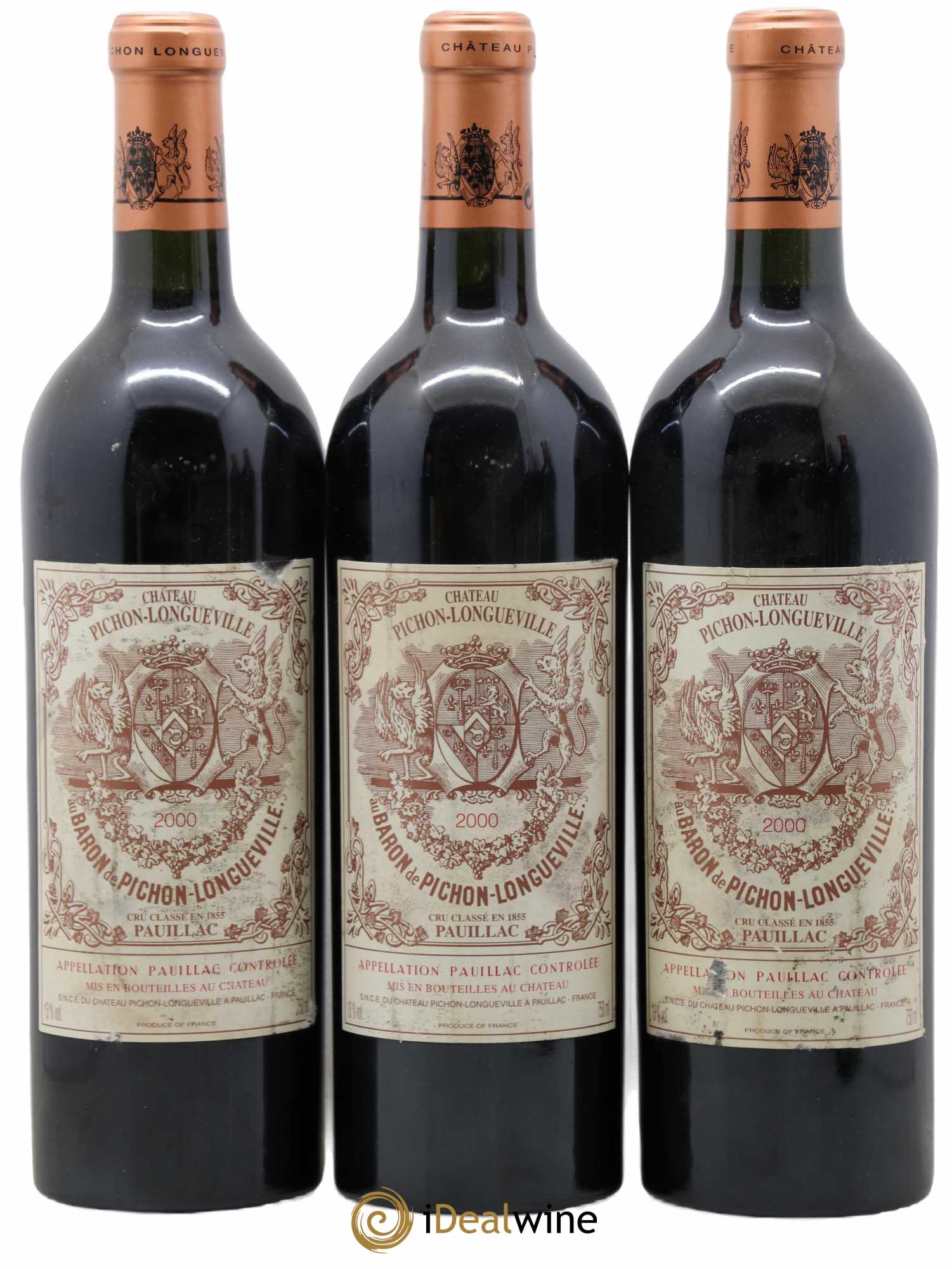 Pichon Longueville Baron 2ème Grand Cru Classé 2000 - Lot de 6 bouteilles - 2