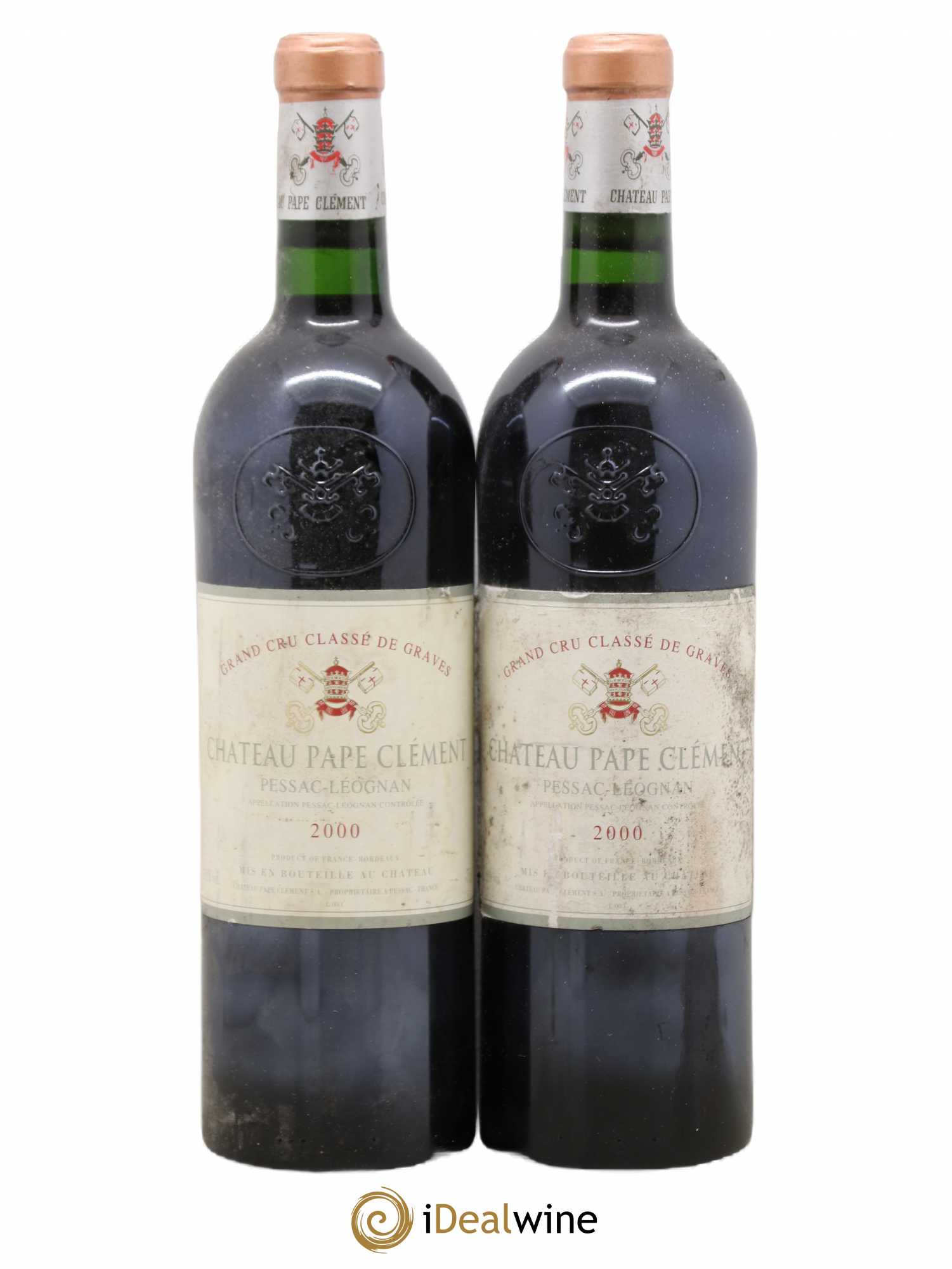 Château Pape Clément Cru Classé de Graves 2000 - Lot de 2 bouteilles - 0