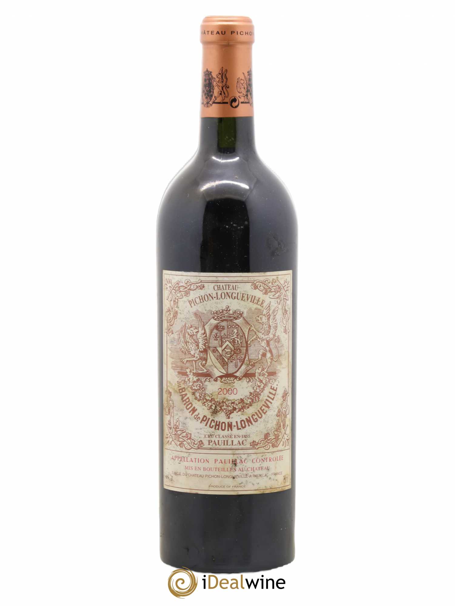 Pichon Longueville Baron 2ème Grand Cru Classé 2000 - Lot de 1 bouteille - 0