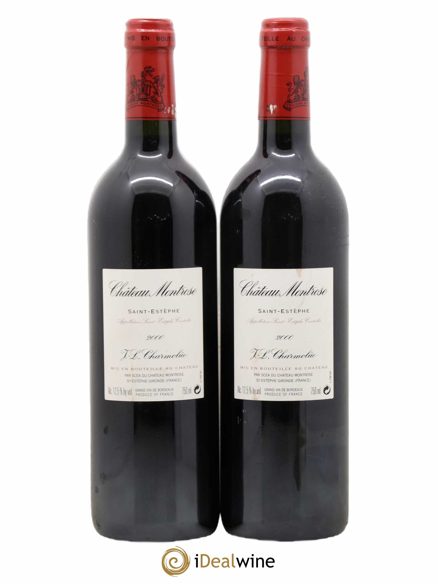 Château Montrose 2ème Grand Cru Classé 2000 - Lot de 2 bouteilles - 1