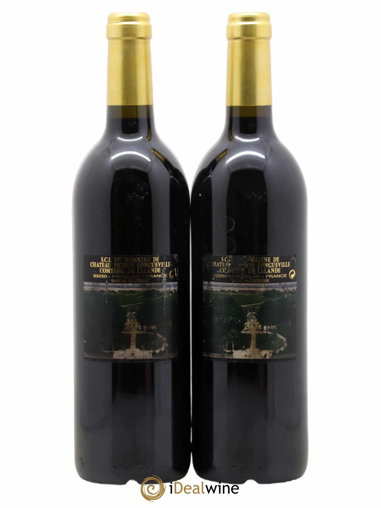 Château Pichon Longueville Comtesse de Lalande 2ème Grand Cru Classé 2000 - Lot de 2 bouteilles - 1