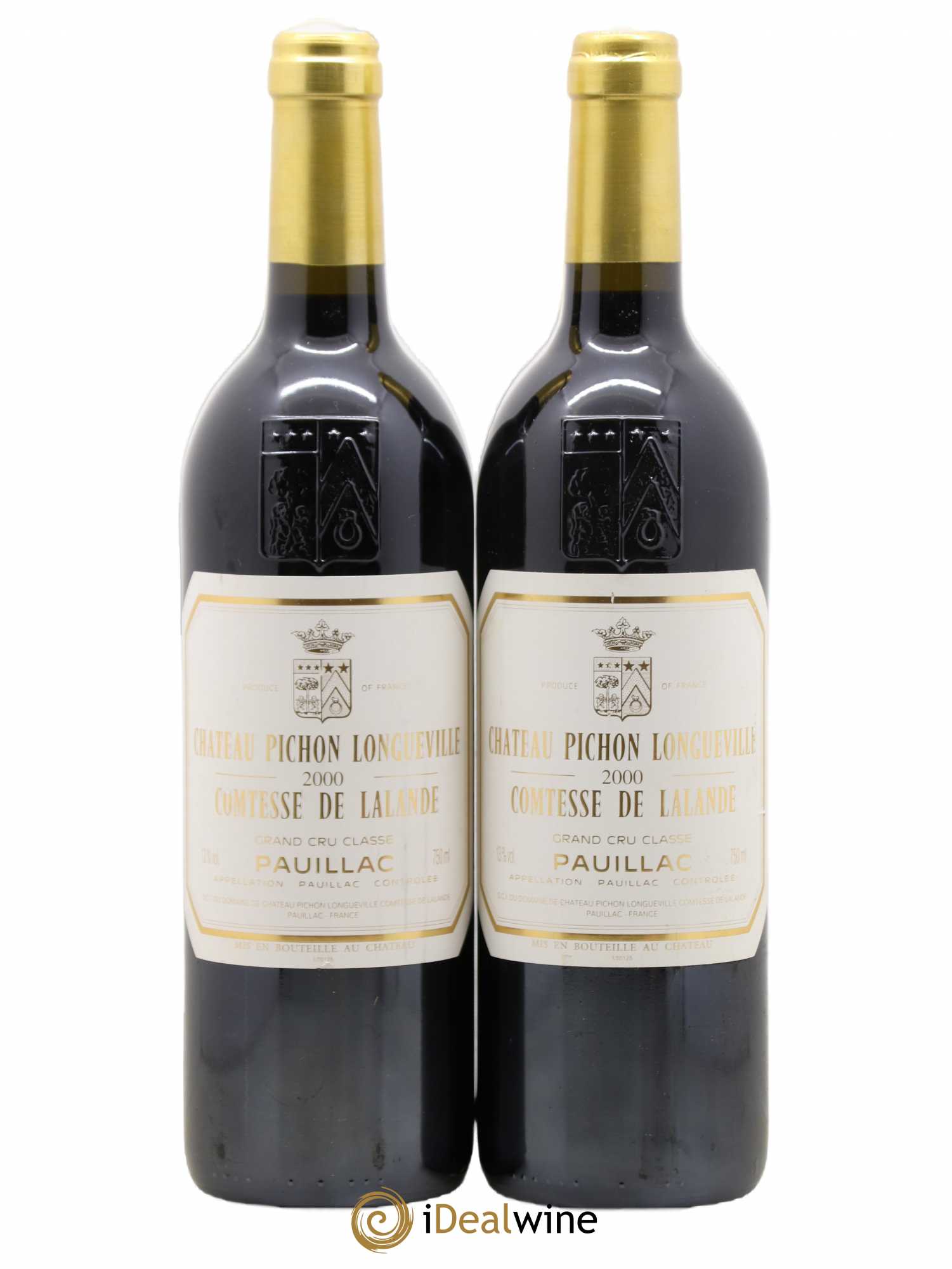 Château Pichon Longueville Comtesse de Lalande 2ème Grand Cru Classé 2000 - Lot de 2 bouteilles - 0