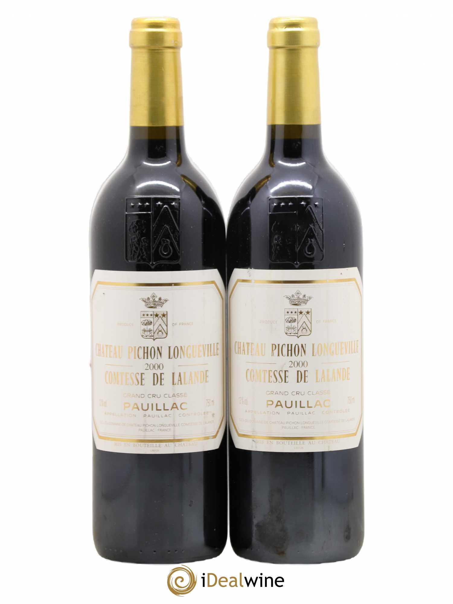 Château Pichon Longueville Comtesse de Lalande 2ème Grand Cru Classé 2000 - Lot de 2 bouteilles - 0
