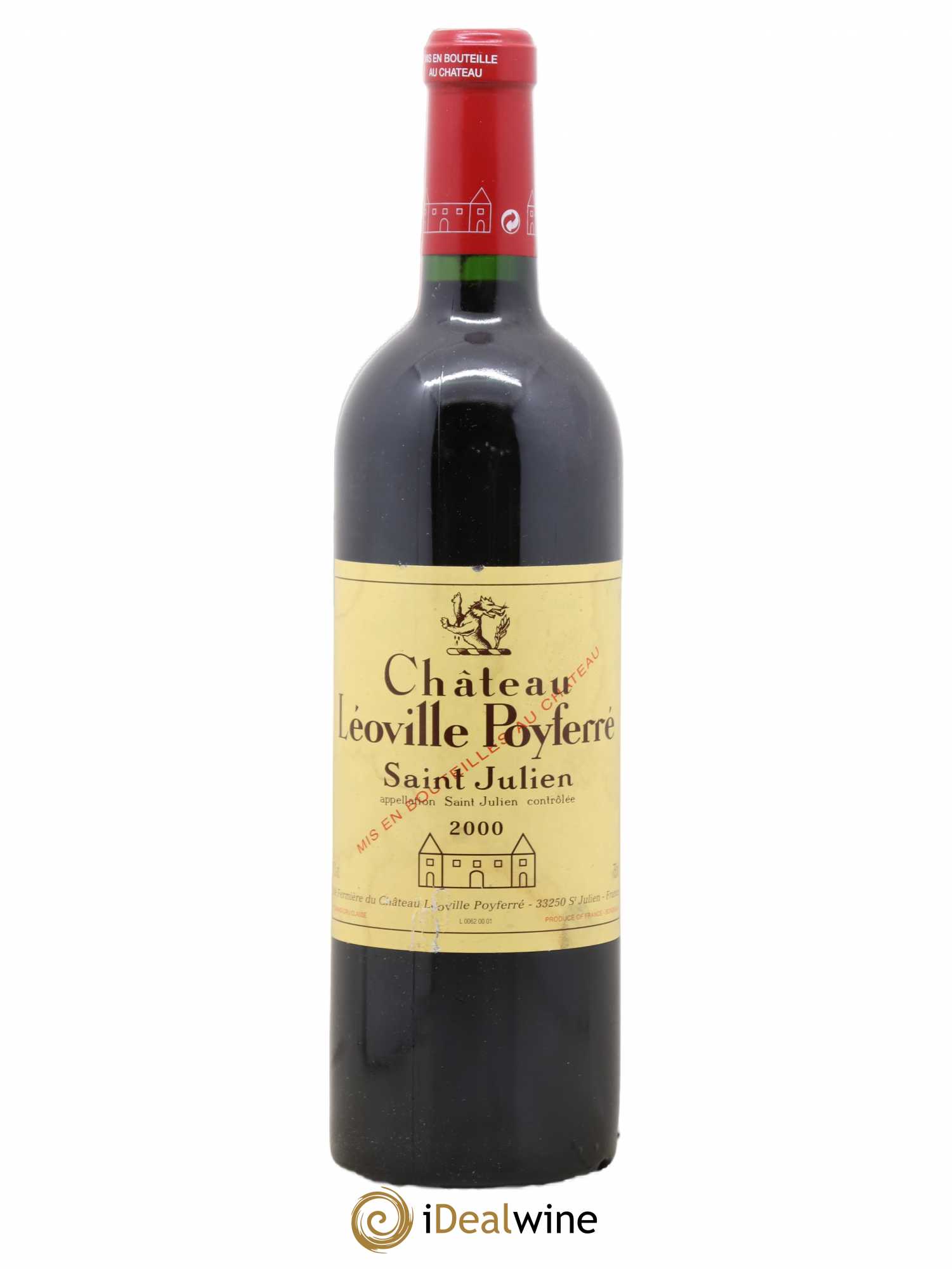 Château Léoville Poyferré 2ème Grand Cru Classé 2000 - Lot de 1 bouteille - 0