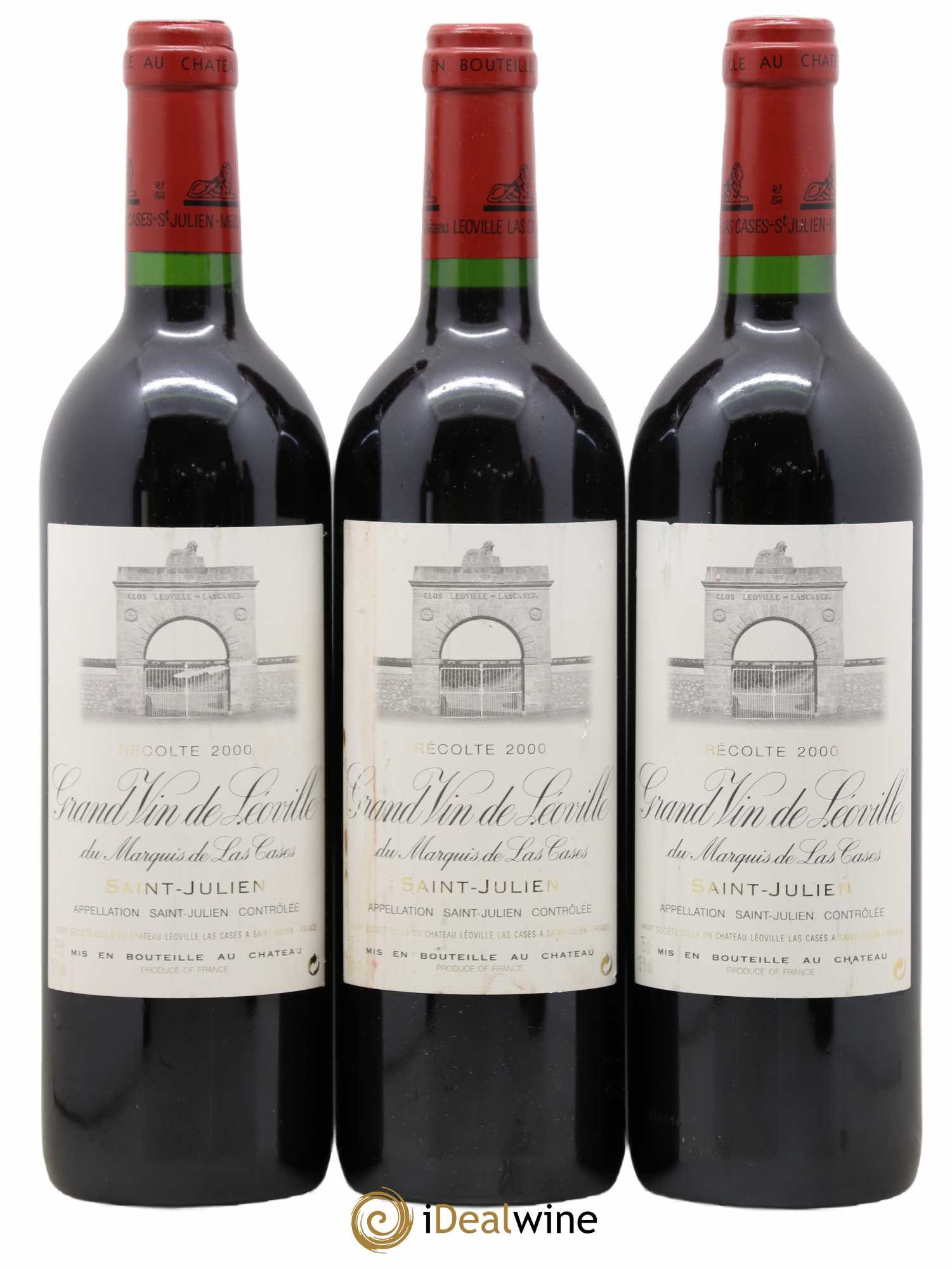 Château Léoville Las Cases 2ème Grand Cru Classé 2000 - Lot de 6 bouteilles - 1
