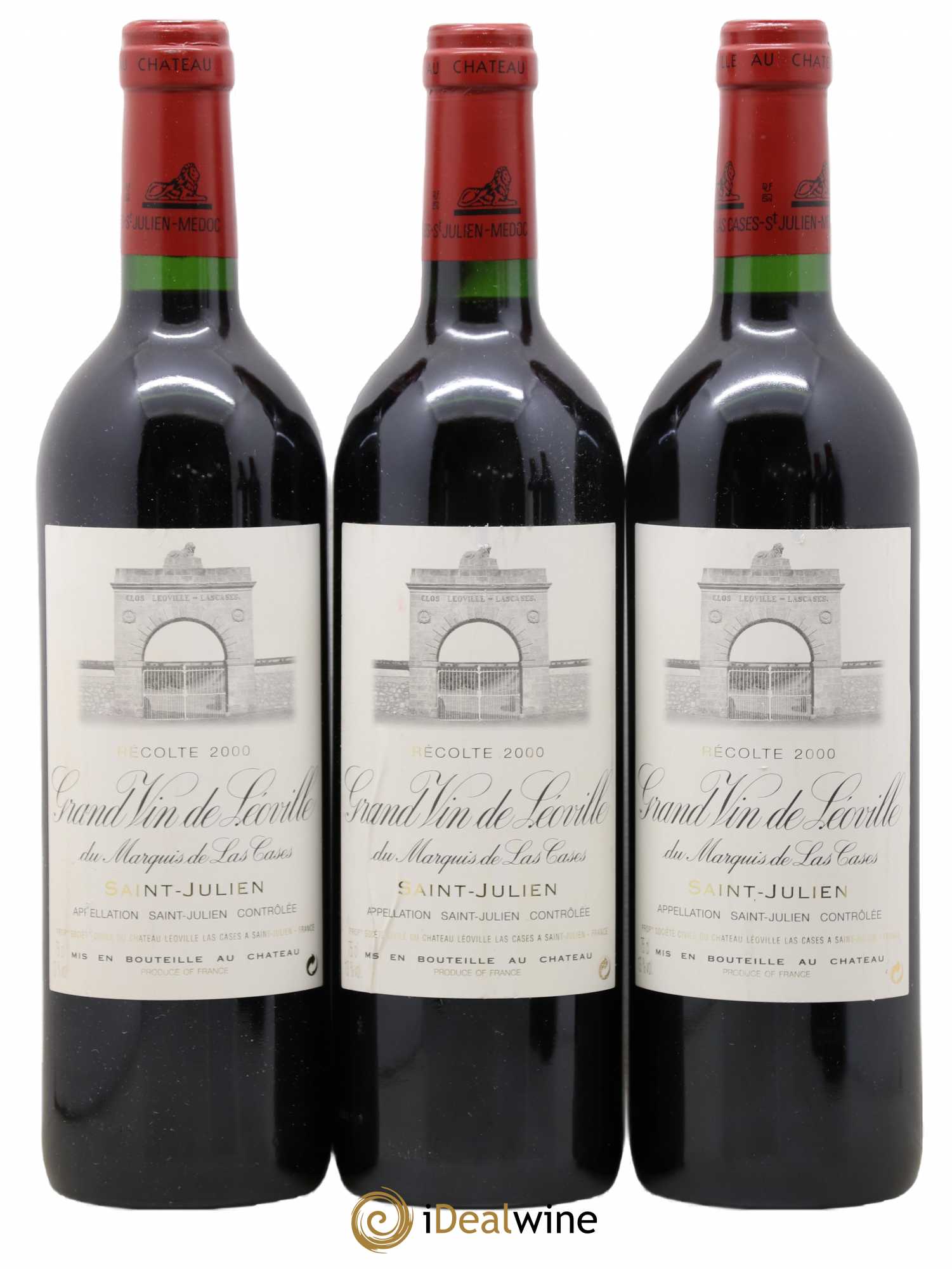 Château Léoville Las Cases 2ème Grand Cru Classé 2000 - Lot de 6 bouteilles - 2