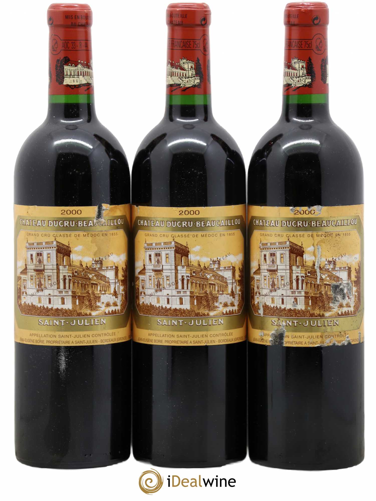Château Ducru Beaucaillou 2ème Grand Cru Classé 2000 - Lot de 3 bouteilles - 0