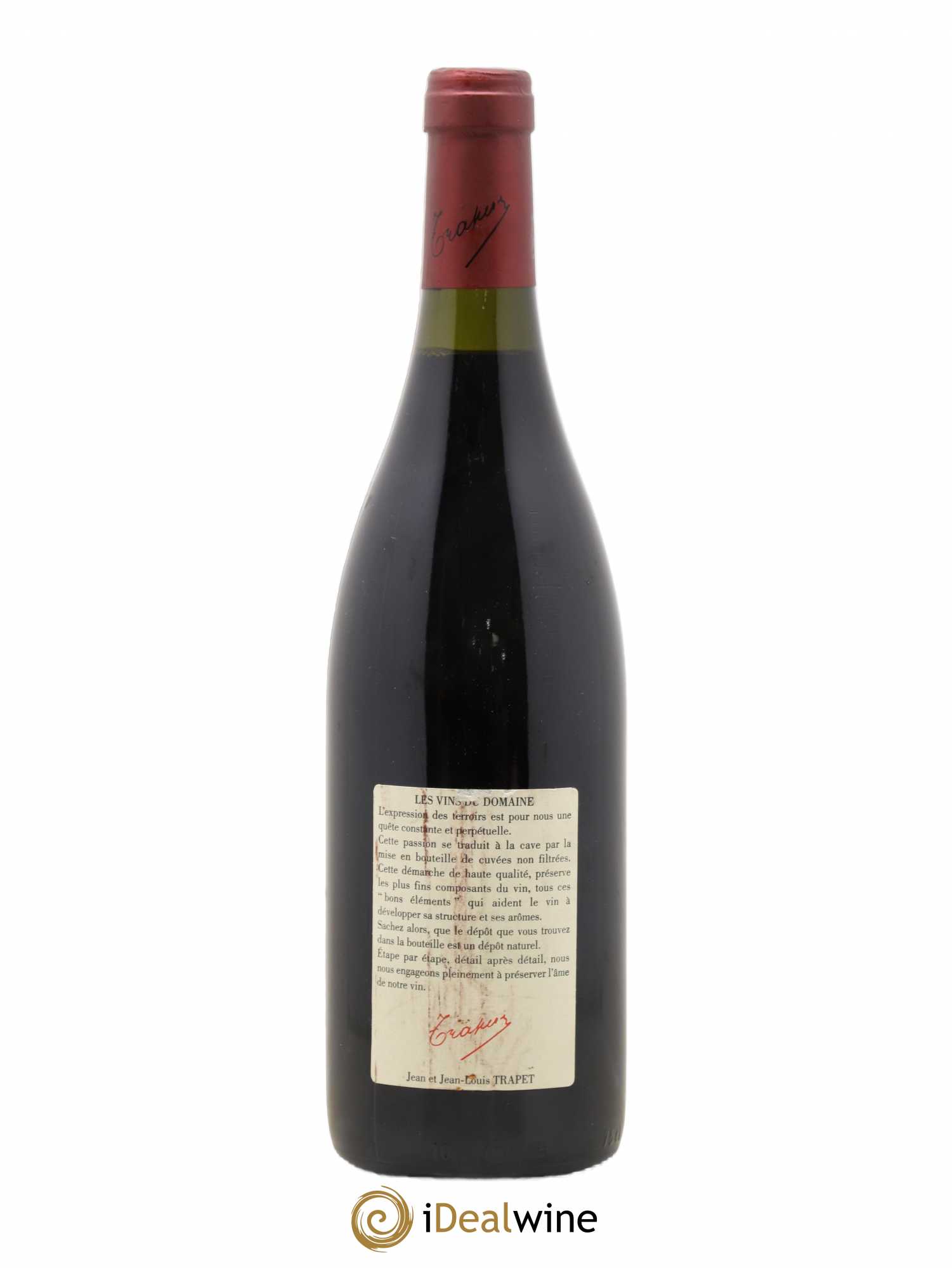 Chambertin Grand Cru Domaine Trapet 1999 - Lot de 1 bouteille - 1