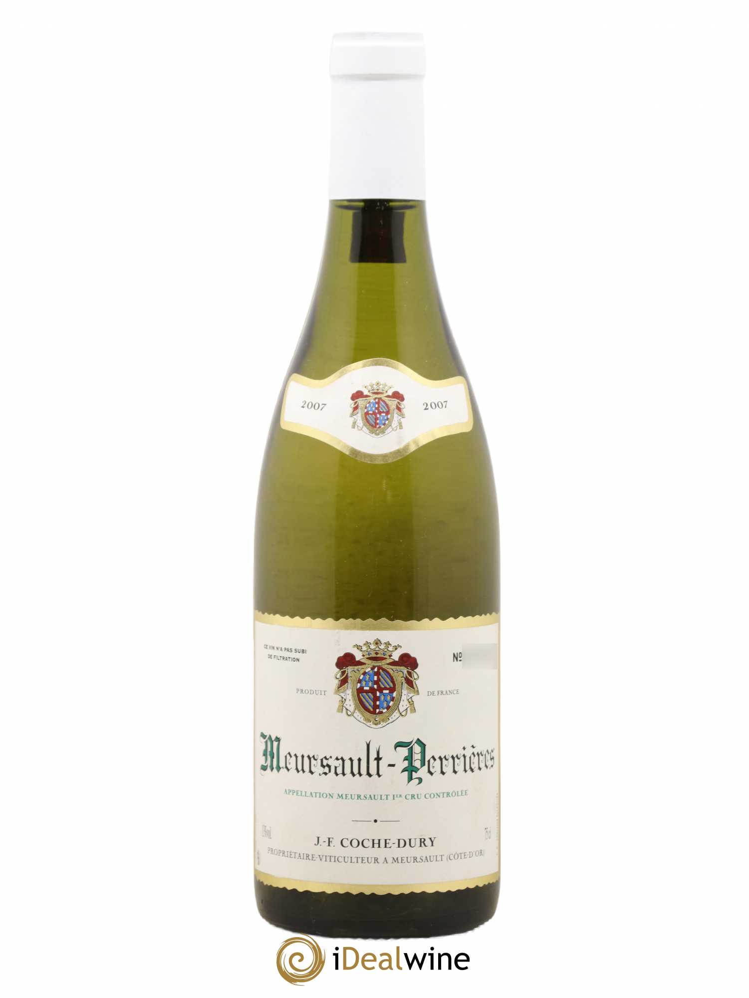 Meursault 1er Cru Perrières Coche Dury (Domaine) 2007 - Lot de 1 bouteille - 0