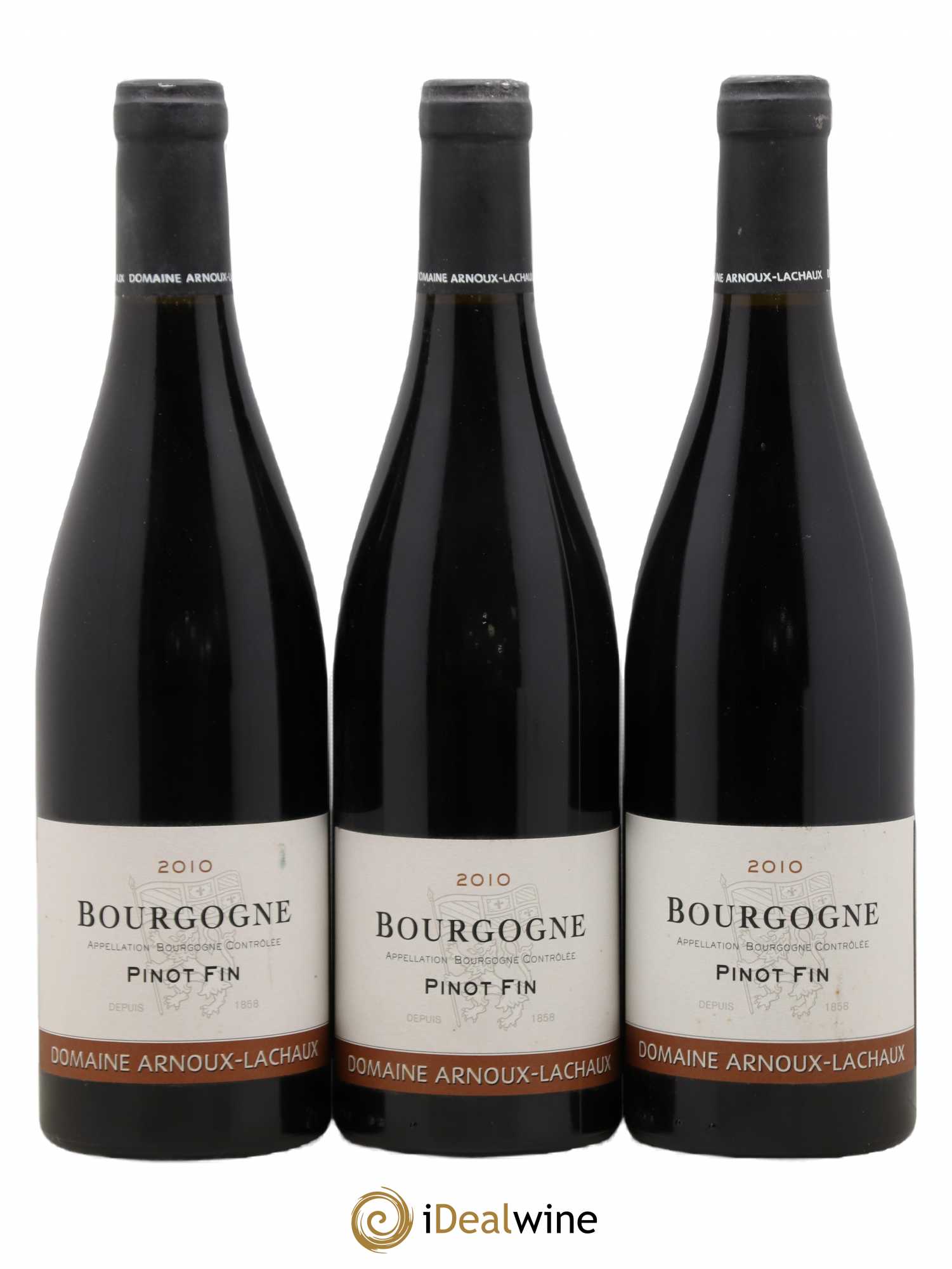 Bourgogne Pinot Fin Arnoux-Lachaux (Domaine) 2010 - Lot de 3 bouteilles - 0