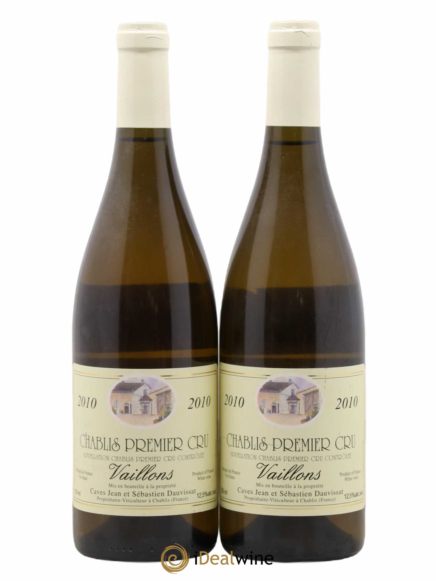 Chablis 1er Cru Caves Jean et Sébastien Dauvissat 2010 - Posten von 2 Flaschen - 0