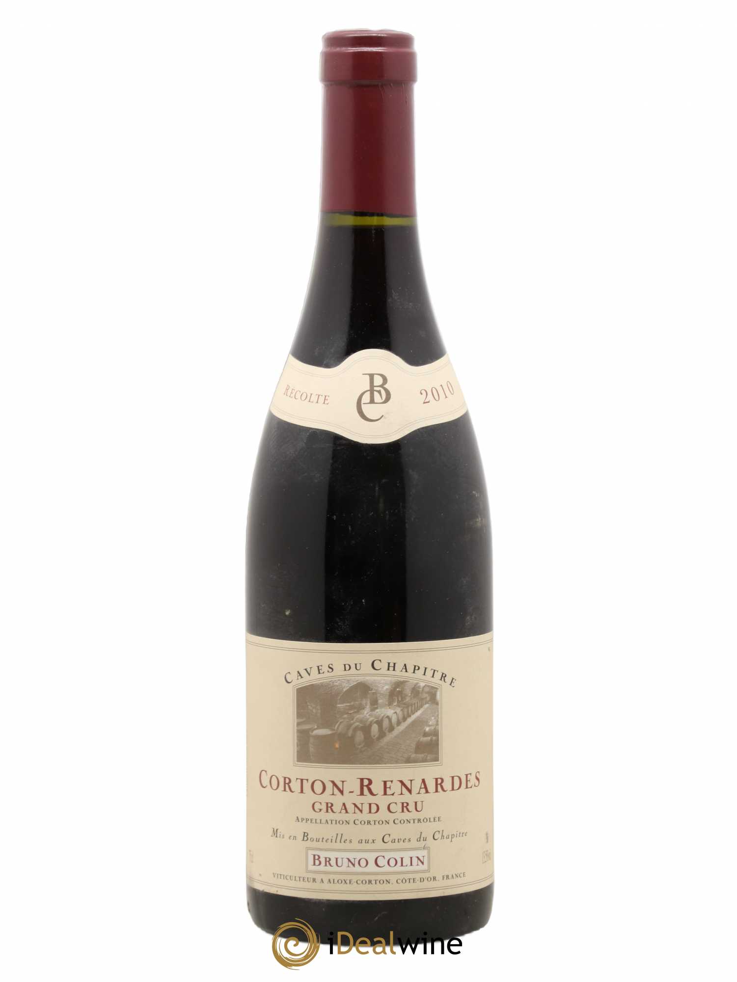Corton Grand Cru Renardes Caves du Chapitre - Bruno Colin 2010 - Lot de 1 bouteille - 0