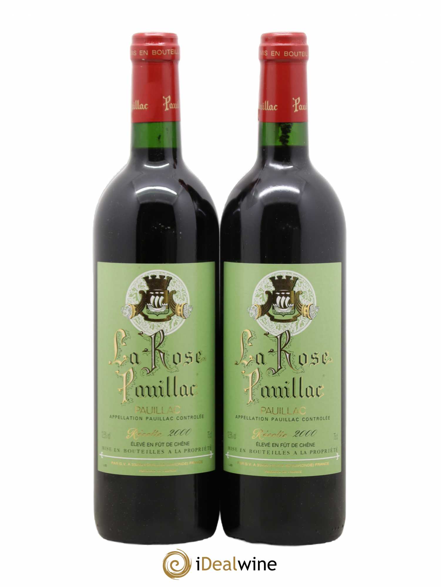 La Rose Pauillac 2000 - Lot de 2 bouteilles - 0