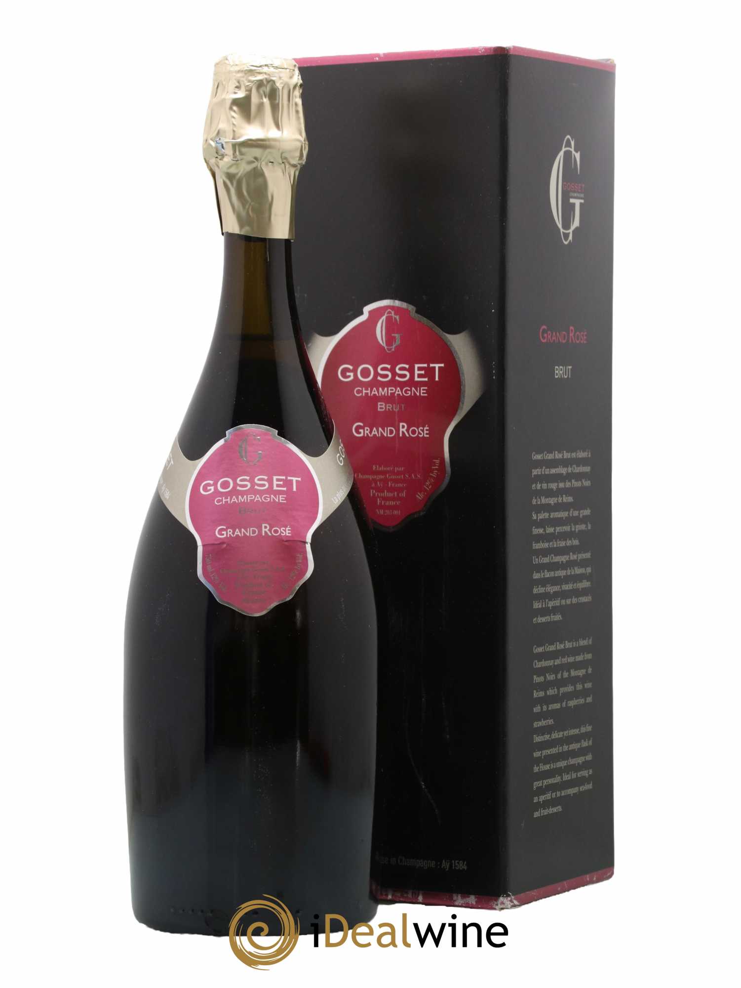 Grand Rosé Gosset - Lot de 1 bouteille - 0