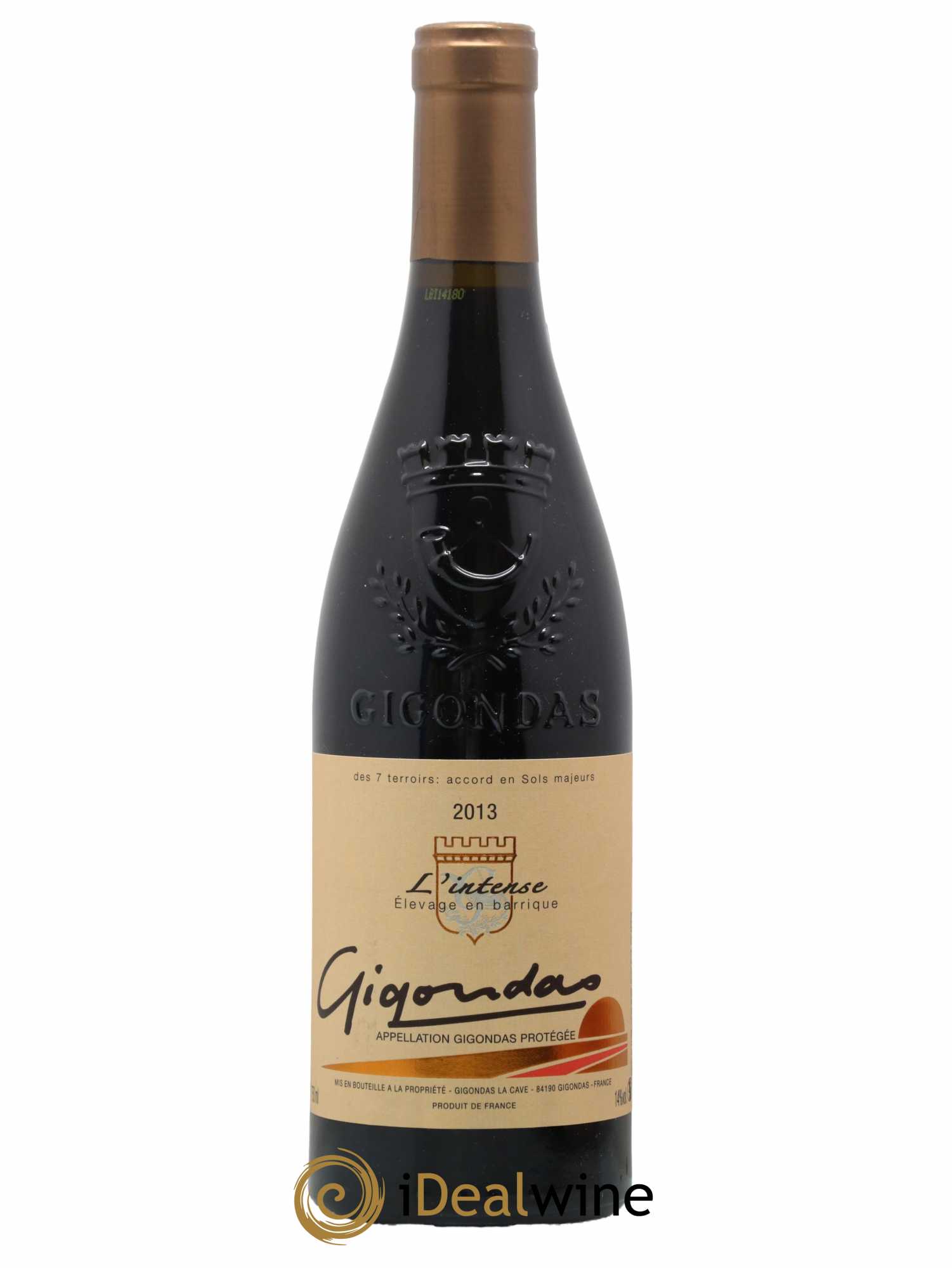 Gigondas L'Intense Gigondas la Cave 2013 - Lot de 1 bouteille - 0