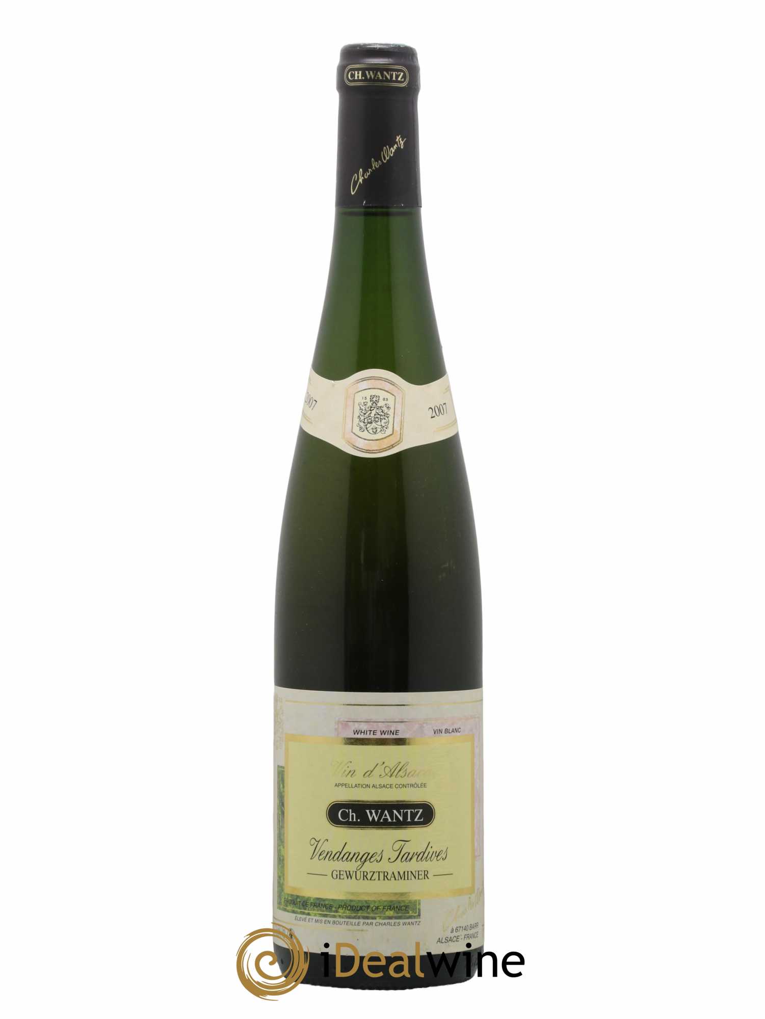 Alsace Gewurztraminer Vendanges Tardives Wantz 2007 - Lotto di 1 bottiglia - 0
