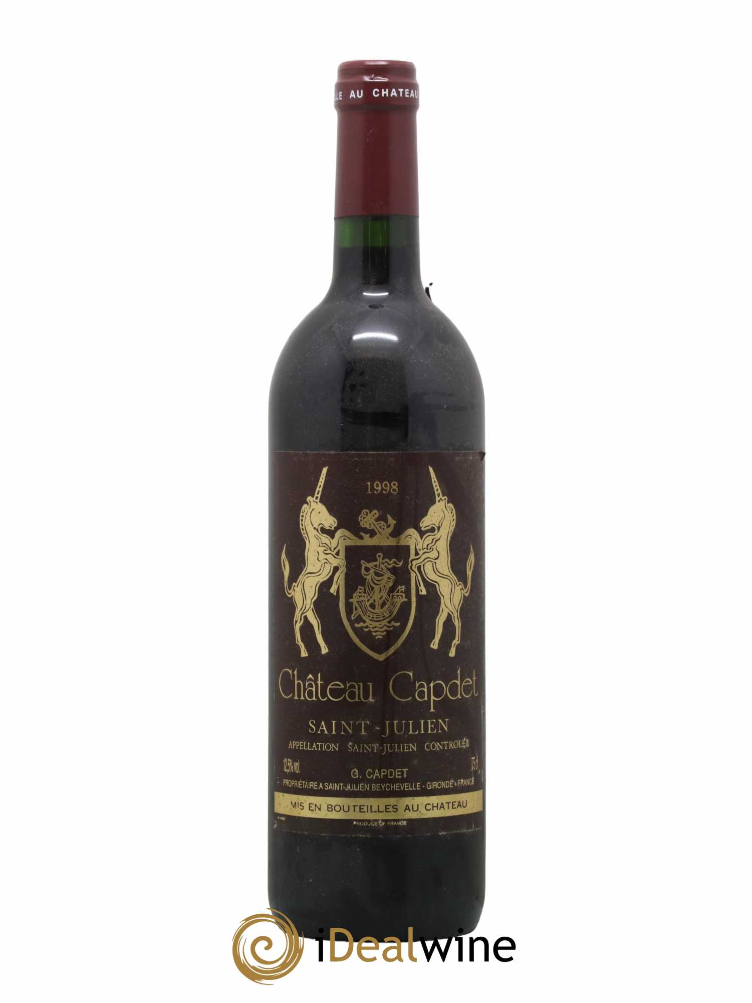 Saint-Julien Château Capdet 1998 - Lot de 1 bouteille - 0