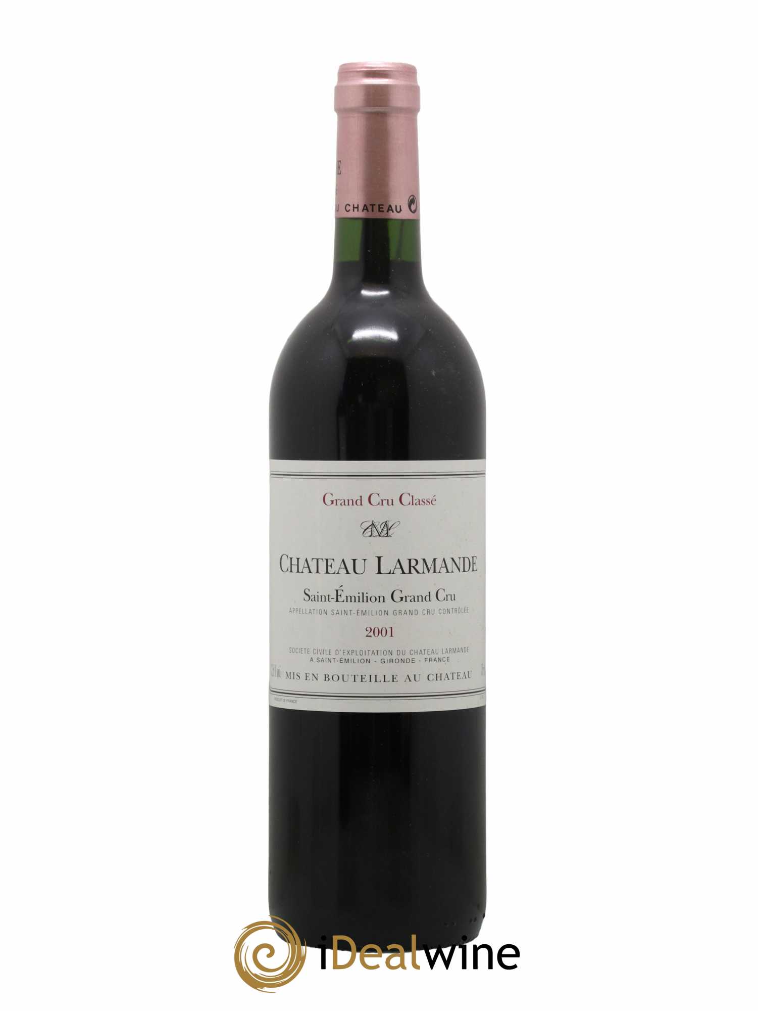 Château Larmande Grand Cru Classé 2001 - Lot de 1 bouteille - 0
