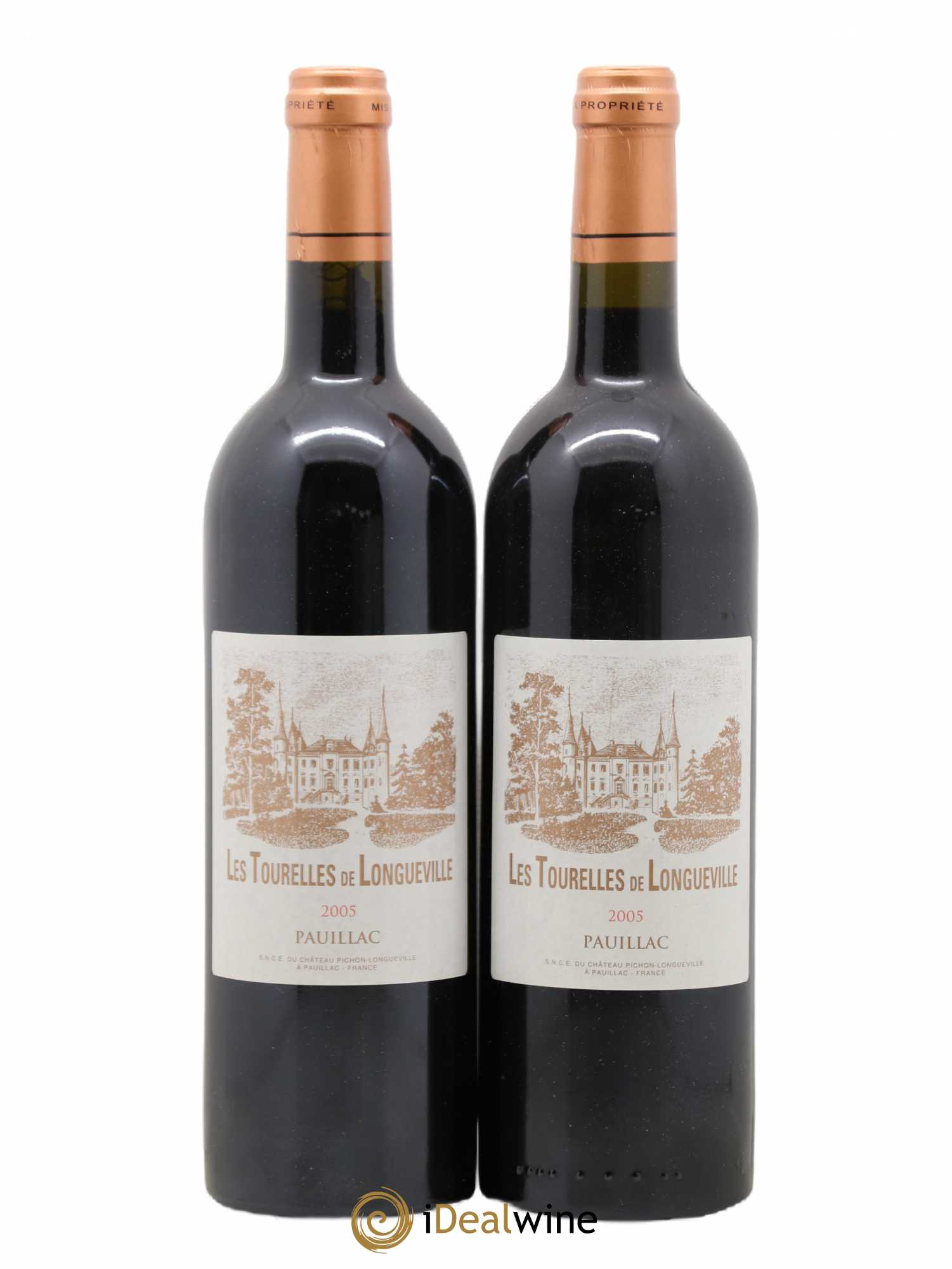 Les Tourelles de Longueville Second Vin 2005 - Lot de 2 bouteilles - 0