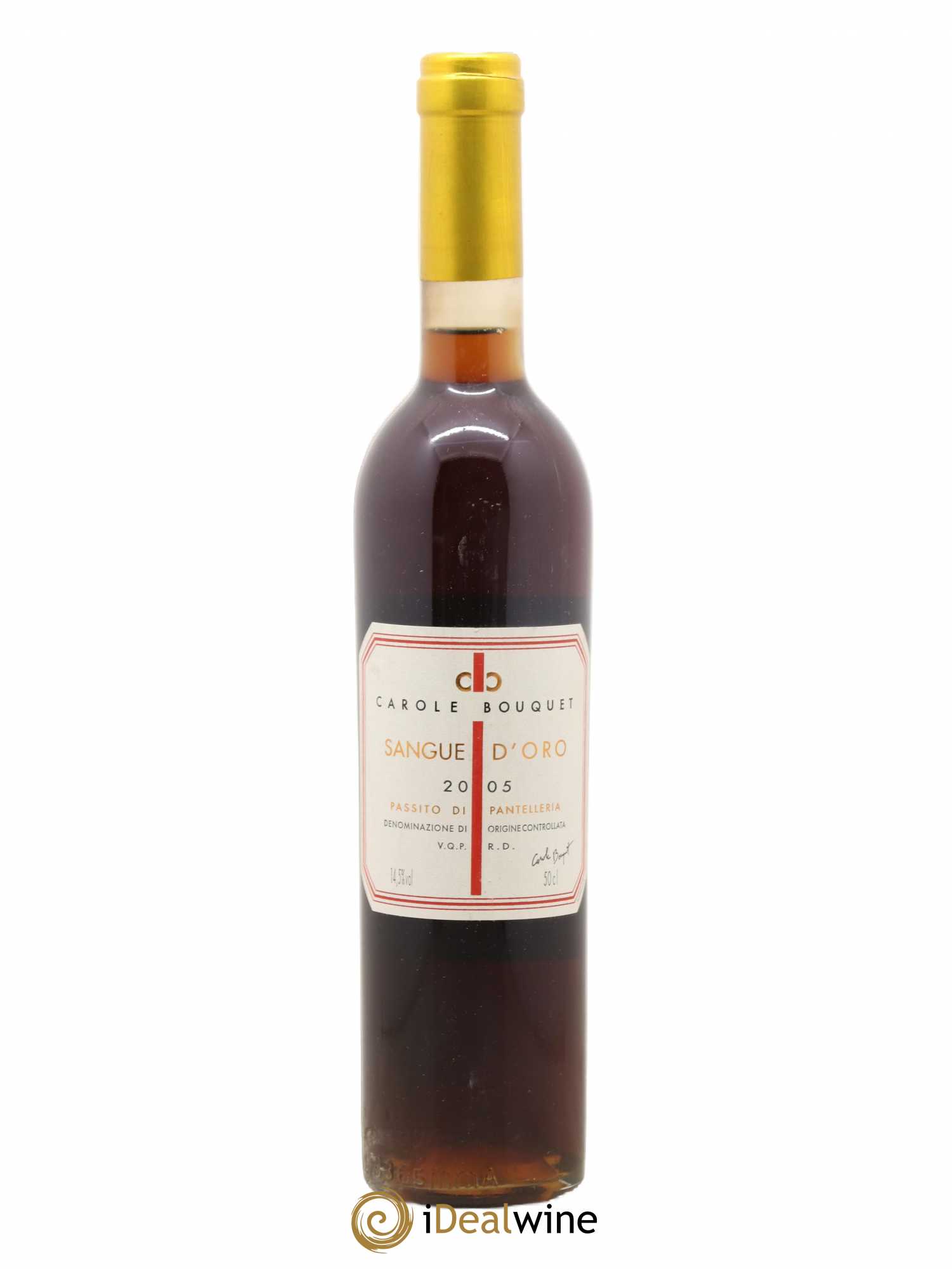 Passito di Pantelleria DOC Sangue d'Oro Carole Bouquet 50CL 2005 - Lotto di 1 bottiglia - 0