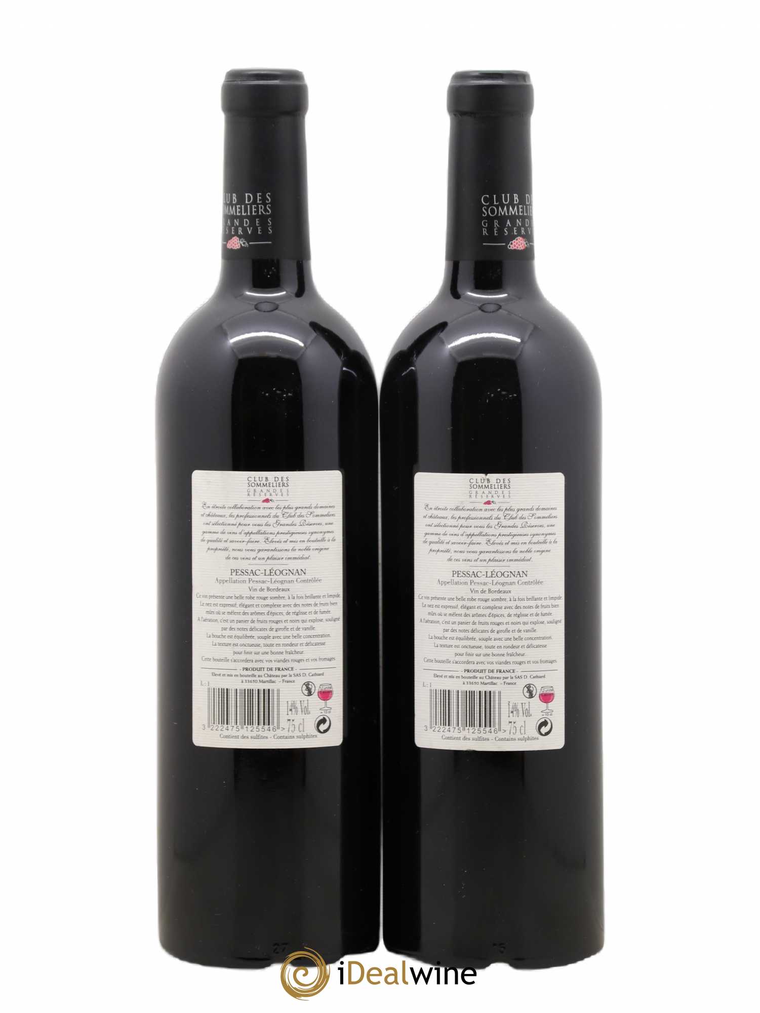 Pessac-Léognan Casino Club des Sommerliers avec Smith Haut Lafite 2009 - Posten von 2 Flaschen - 1