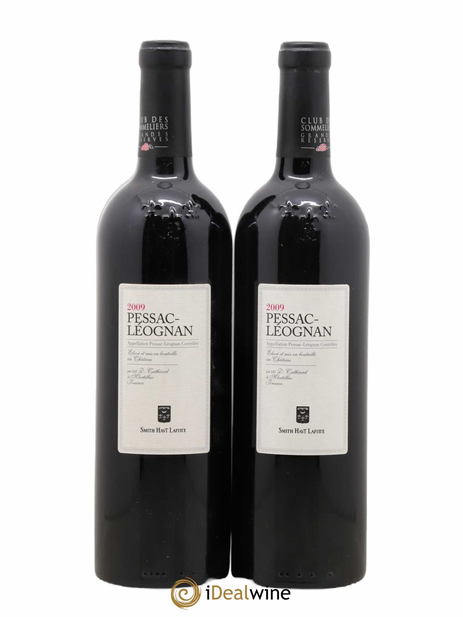 Pessac-Léognan Casino Club des Sommerliers avec Smith Haut Lafite 2009 - Posten von 2 Flaschen - 0