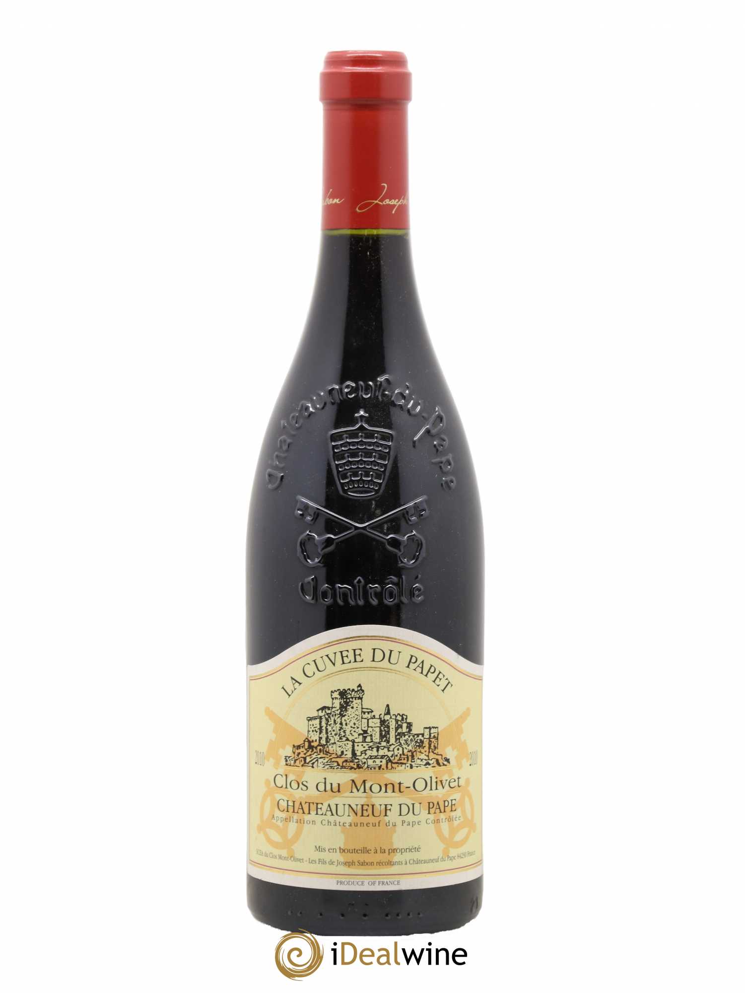 Châteauneuf-du-Pape Cuvée du Papet Clos du Mont-Olivet 2010 - Lot de 1 bouteille - 0