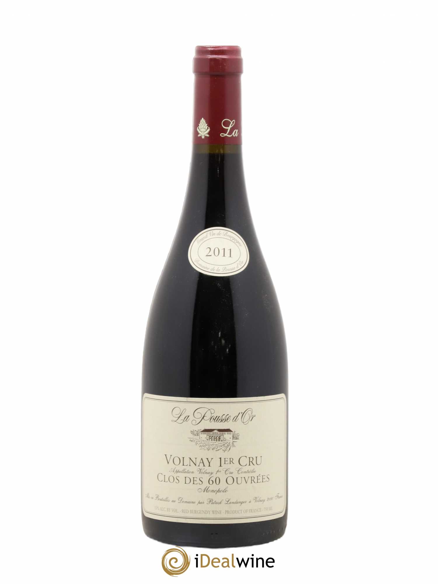Volnay 1er Cru Clos des 60 ouvrées La Pousse d'Or (Domaine de) 2011 - Lot de 1 bouteille - 0
