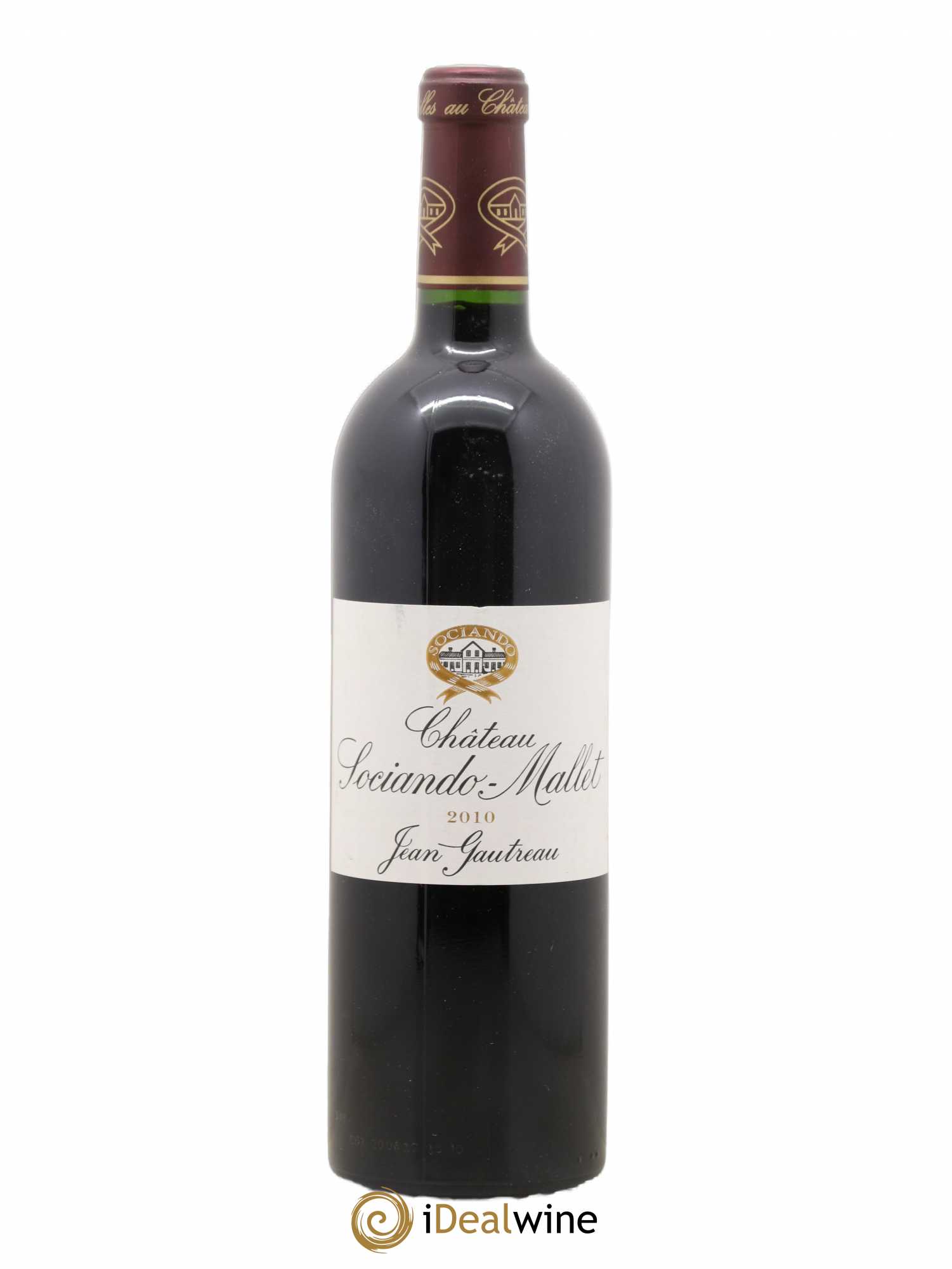 Château Sociando Mallet 2010 - Lot de 1 bouteille - 0