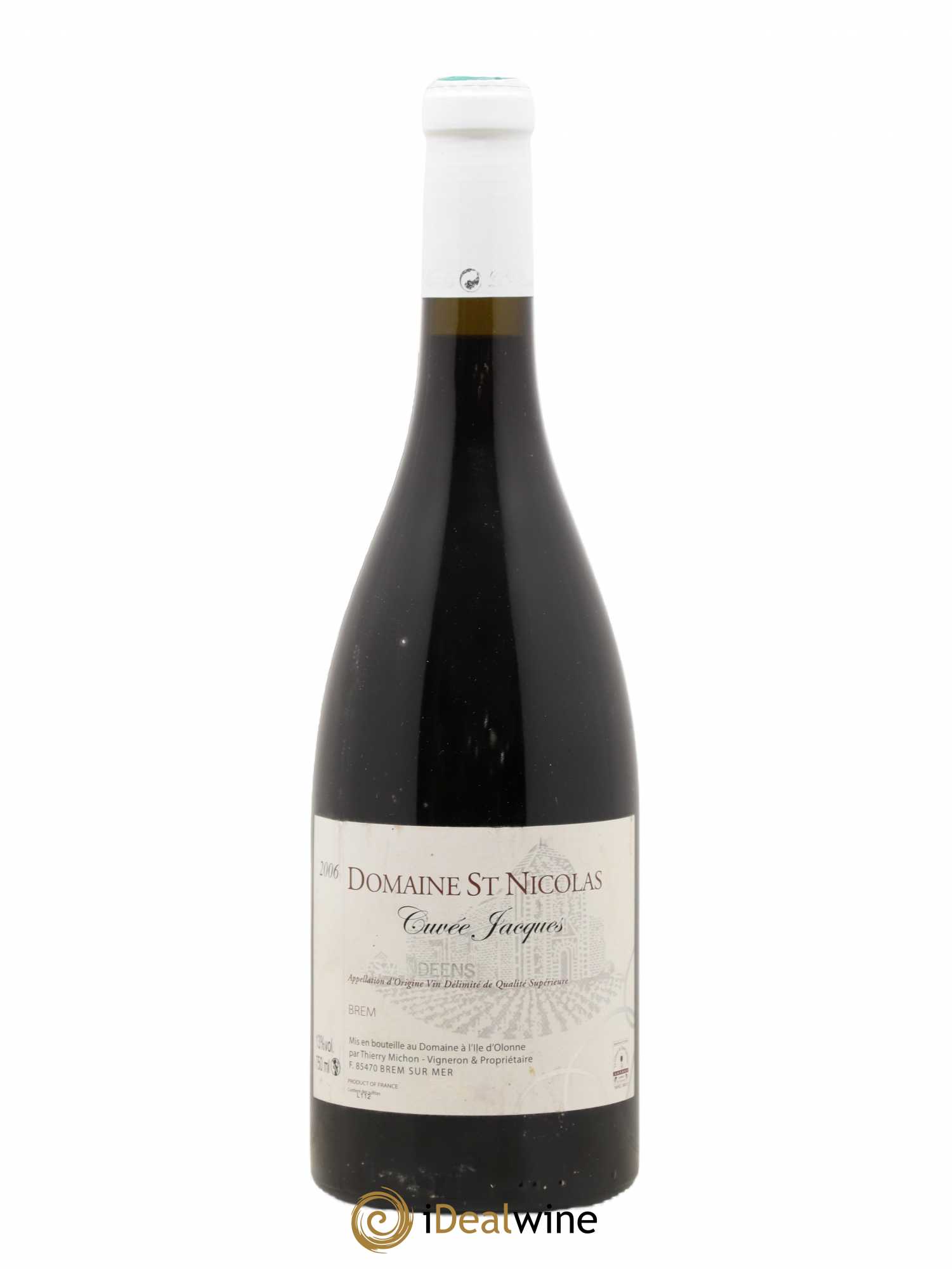 Fiefs Vendéens Domaine Saint Nicolas Cuvée Jacques 2006 - Posten von 1 Flasche - 0