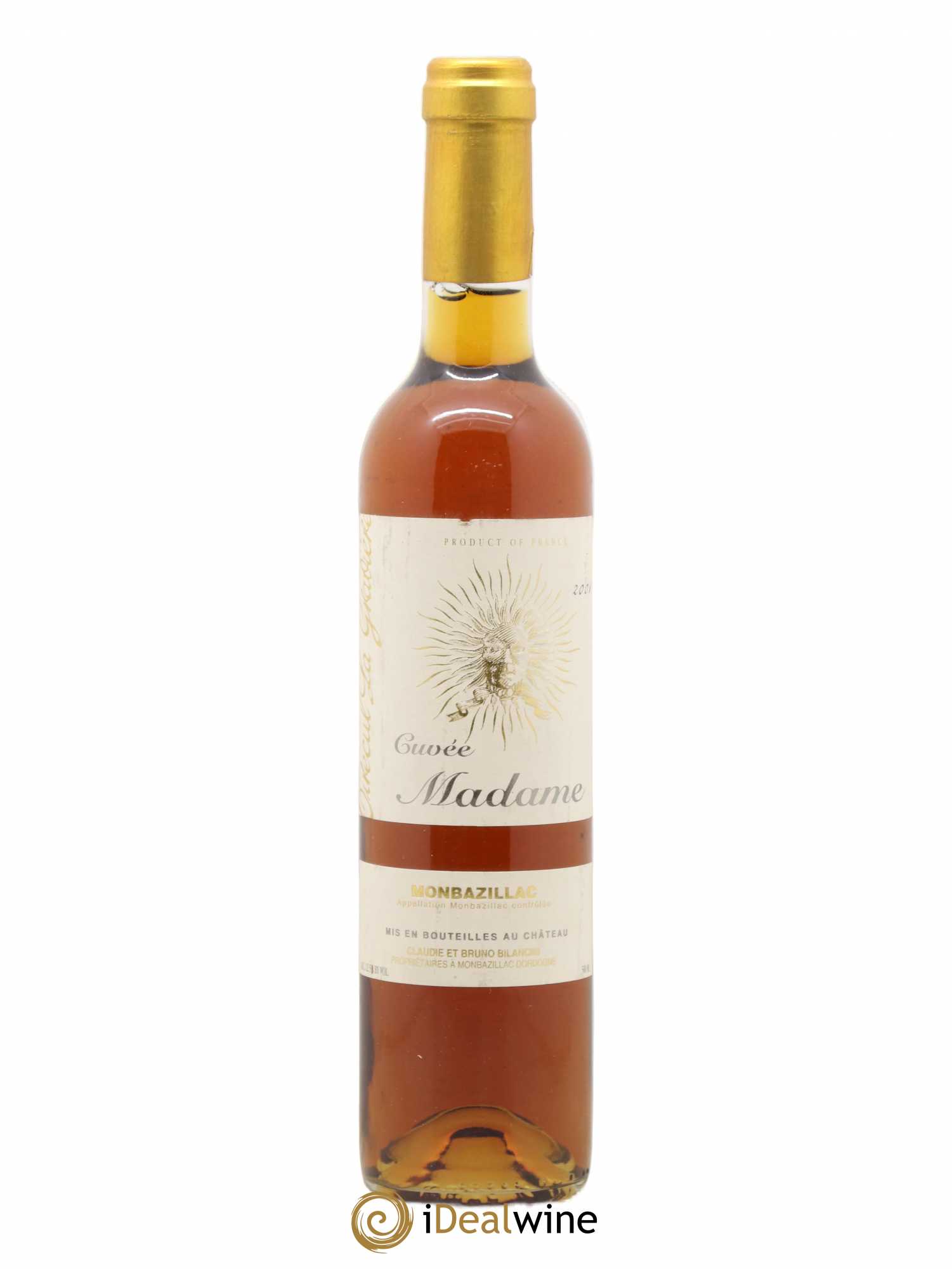 Monbazillac Château Tirecul La Gravière Cuvée Madame Bruno et Claudie Bilancini 50cl 2001 - Lotto di 1 bottiglia - 0