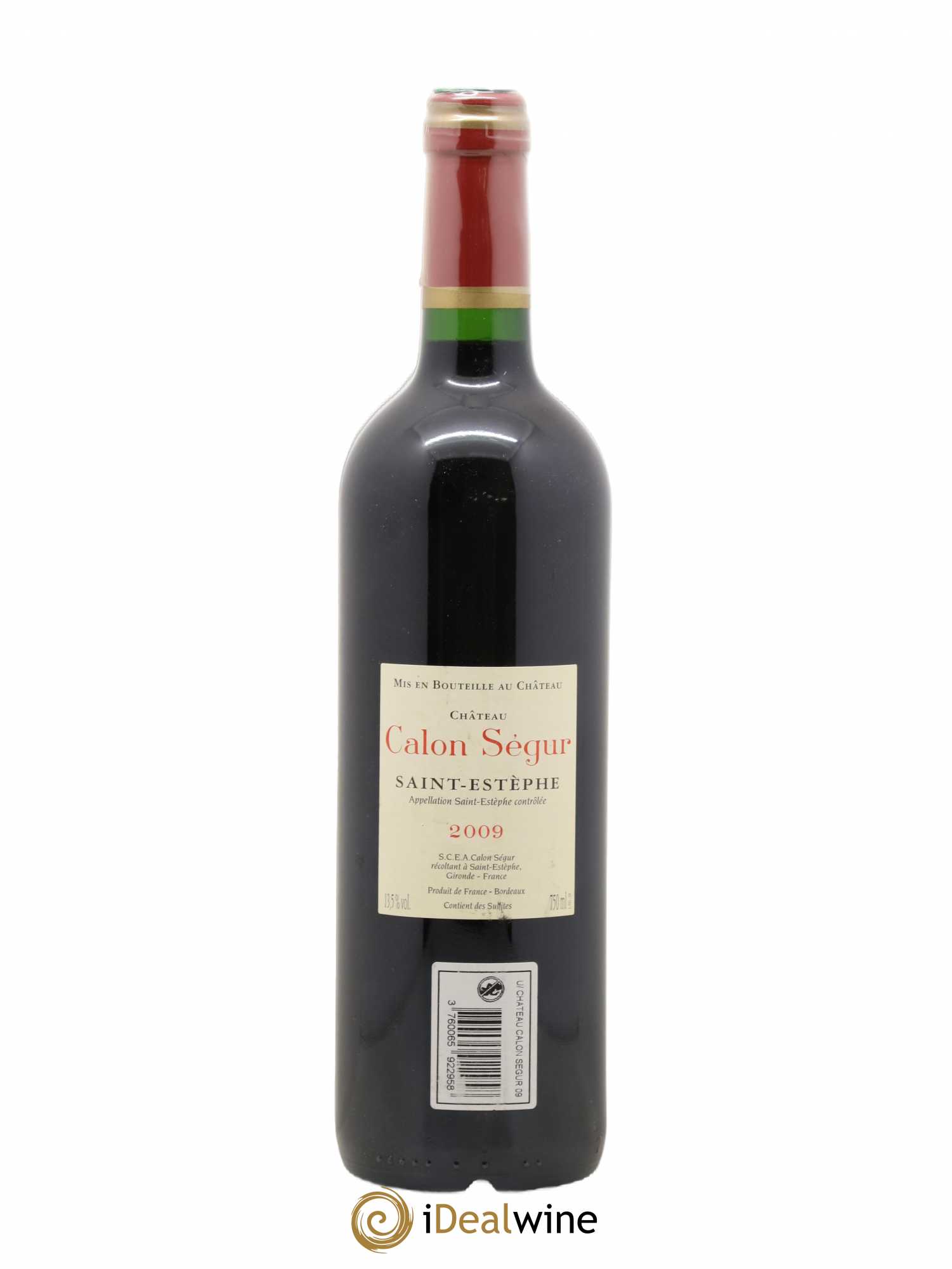 Château Calon Ségur 3ème Grand Cru Classé 2009 - Lot de 1 bouteille - 1