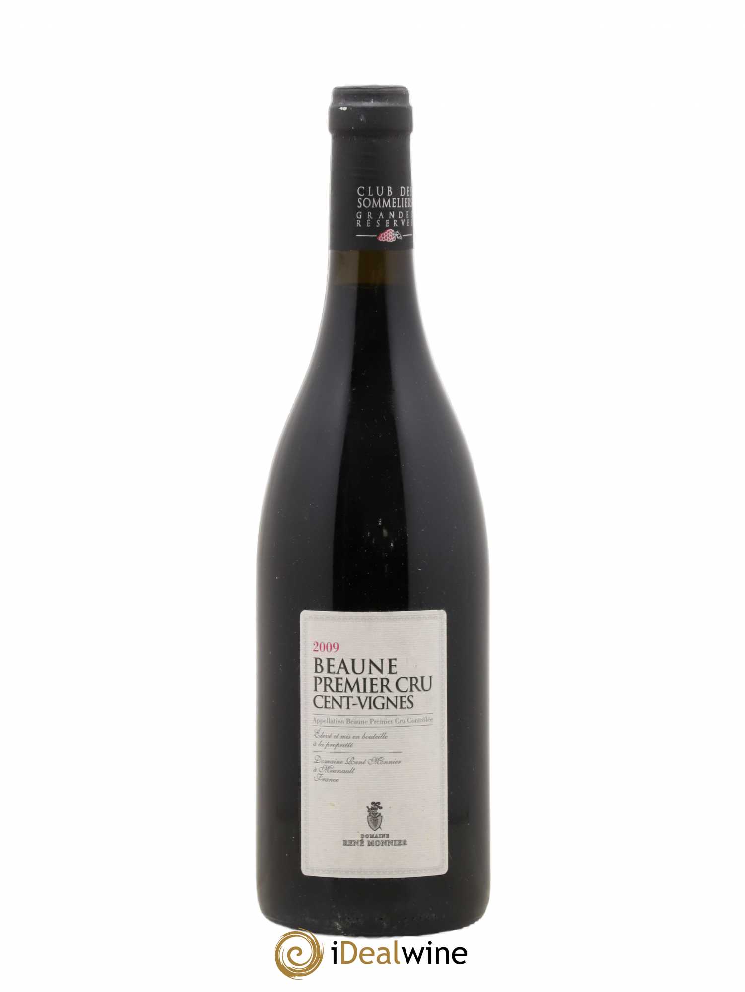 Beaune 1er Cru Cent Vignes René Monnier Club des Sommeliers Casino 2009 - Posten von 1 Flasche - 0