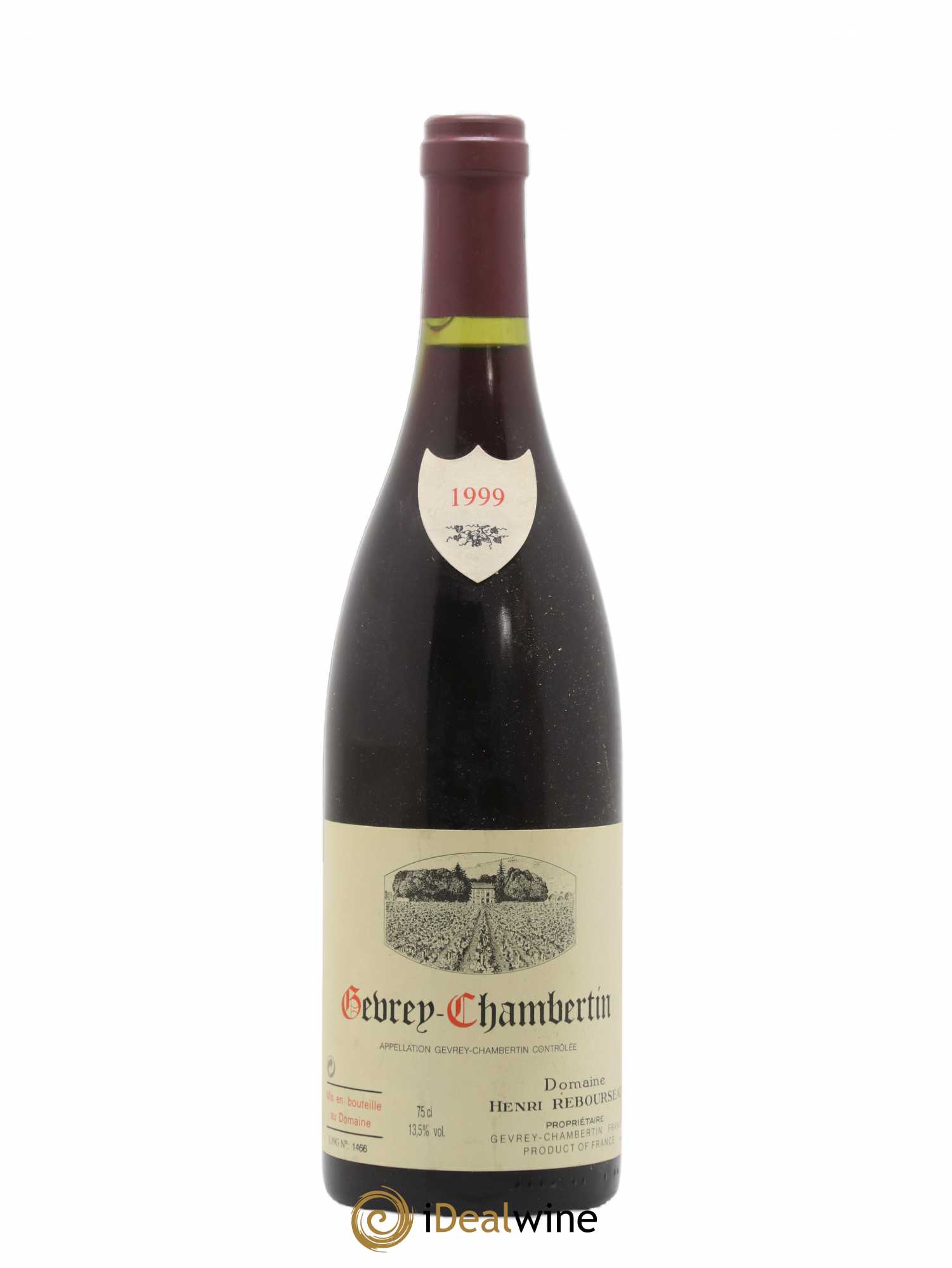 Gevrey-Chambertin Henri Rebourseau (Domaine) 1999 - Lot de 1 bouteille - 0