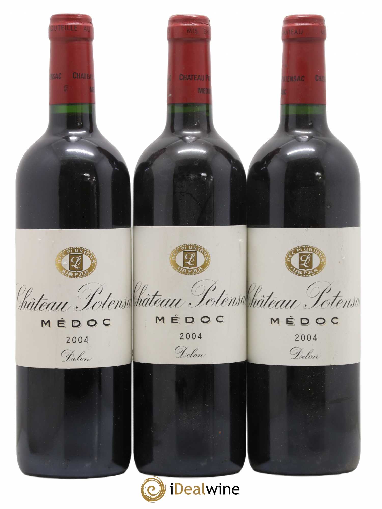 Château Potensac 2004 - Lot de 3 bouteilles - 0