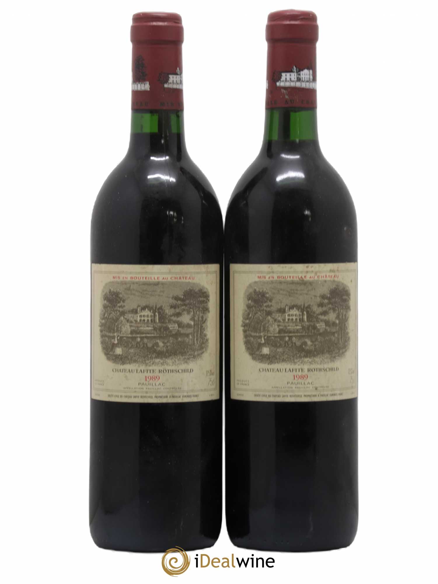 Château Lafite Rothschild 1er Grand Cru Classé 1989 - Lot de 2 bouteilles - 0