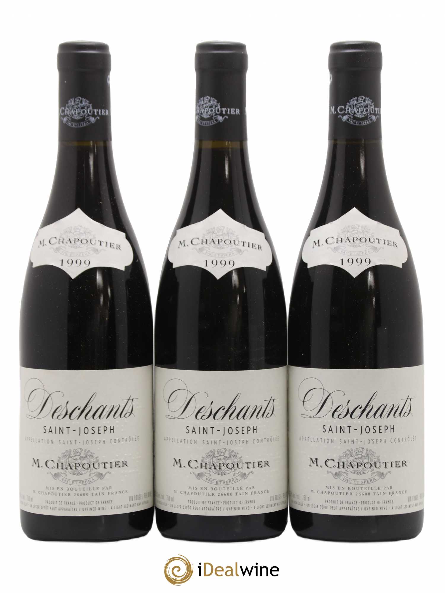 Saint-Joseph Deschamps Chapoutier 1999 - Posten von 3 Flaschen - 0