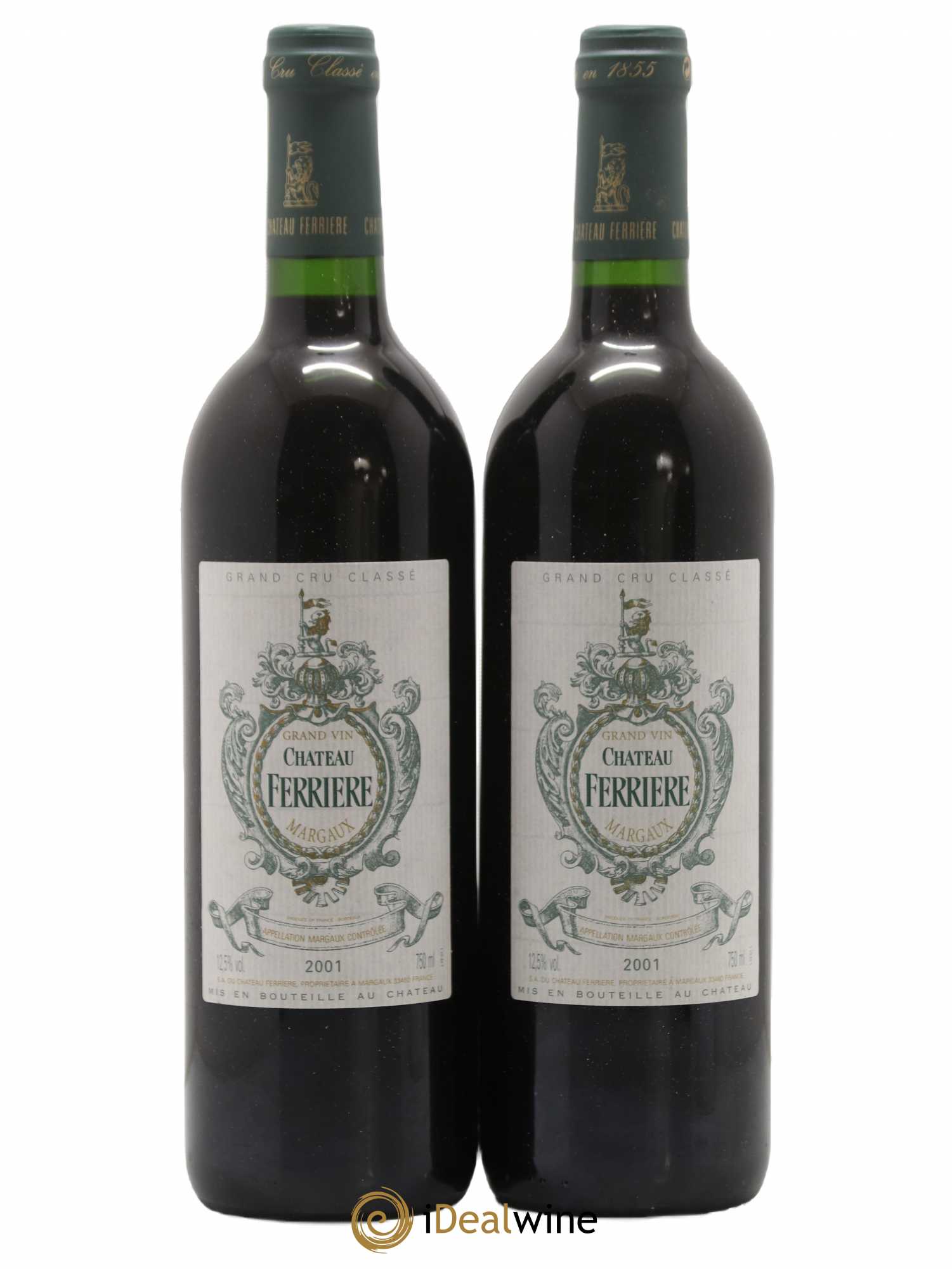 Château Ferrière 3ème Grand Cru Classé 2001 - Lot de 2 bouteilles - 0