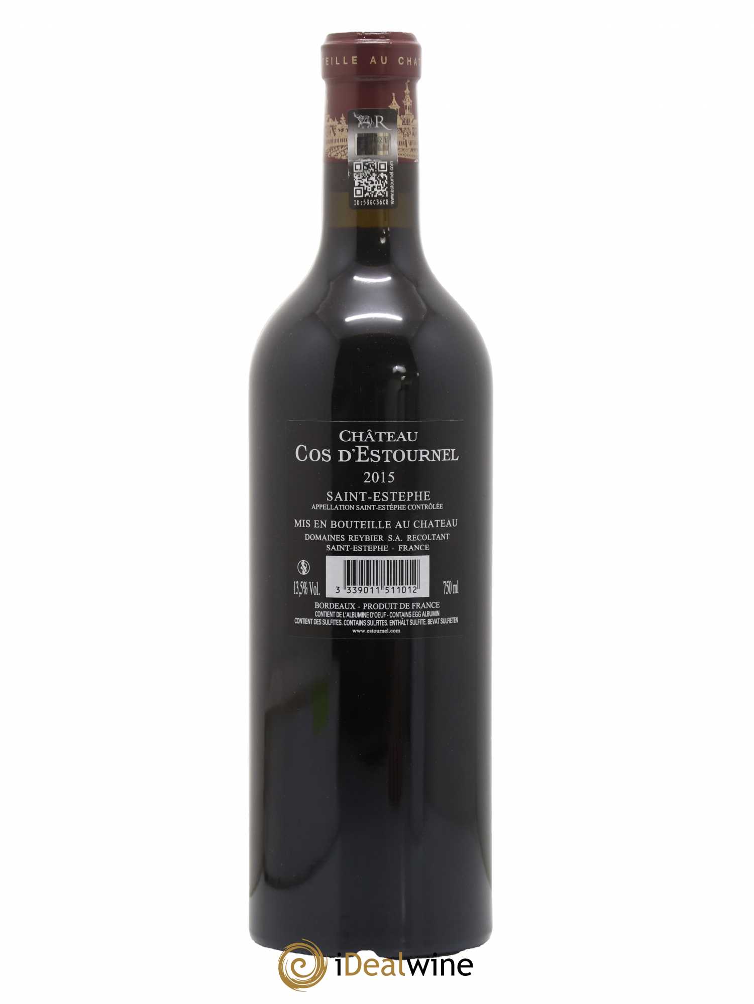 Cos d'Estournel 2ème Grand Cru Classé 2015 - Lot de 1 bouteille - 1