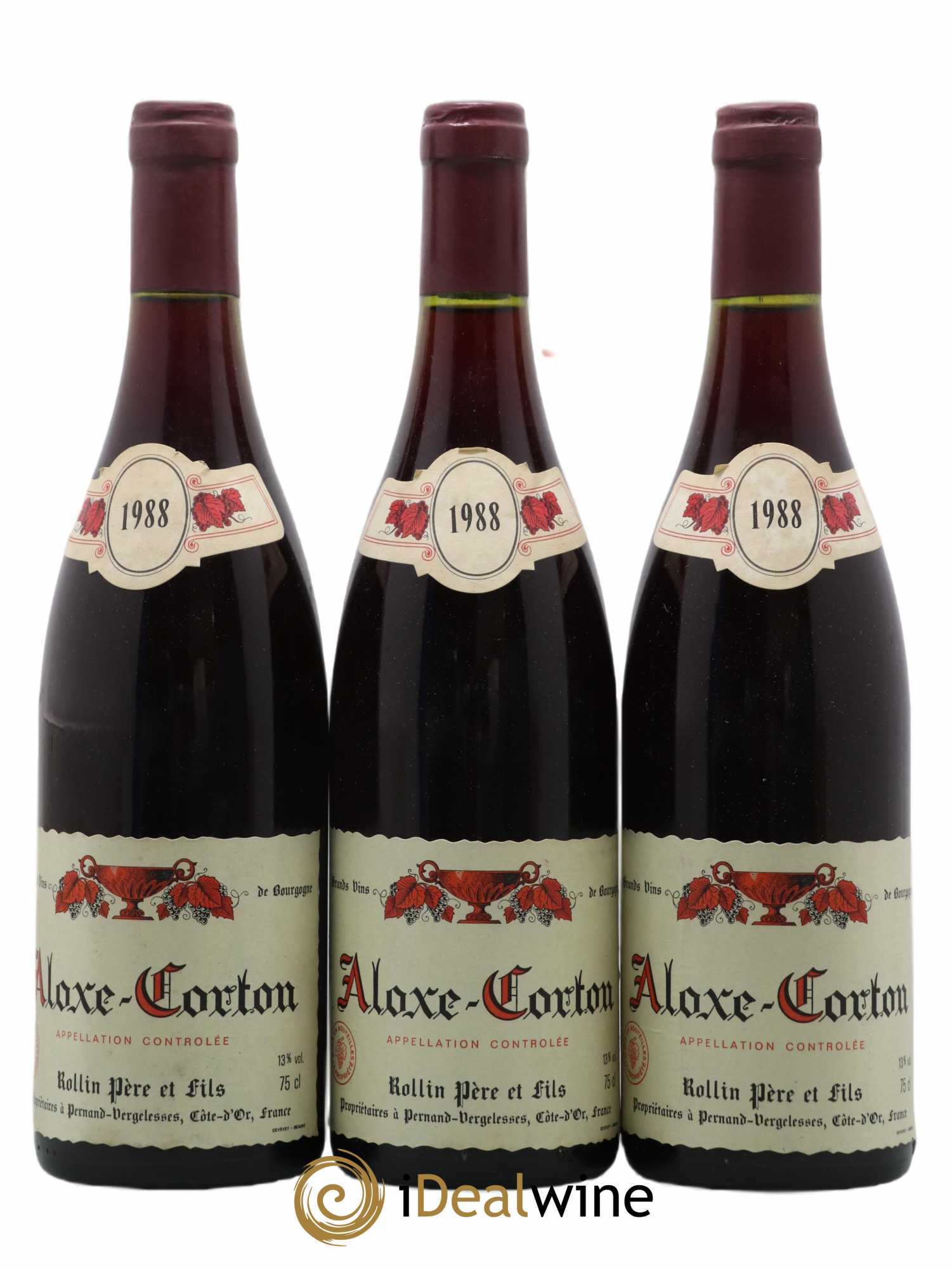 Aloxe-Corton 1988 - Posten von 3 Flaschen - 0