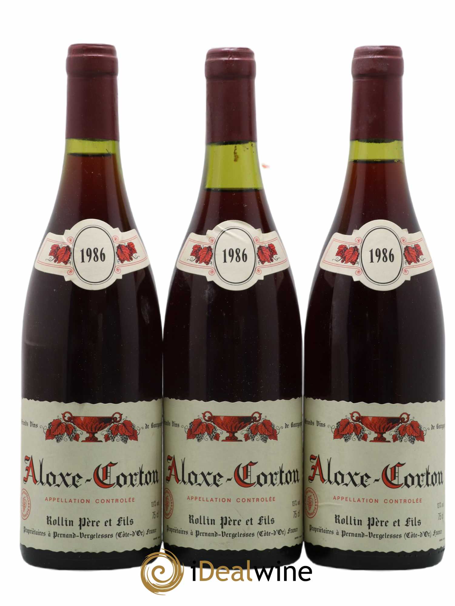 Aloxe-Corton 1986 - Posten von 3 Flaschen - 0