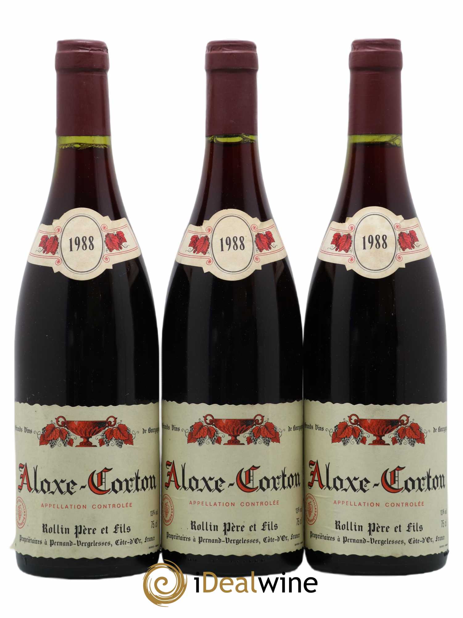 Aloxe-Corton 1988 - Posten von 3 Flaschen - 0